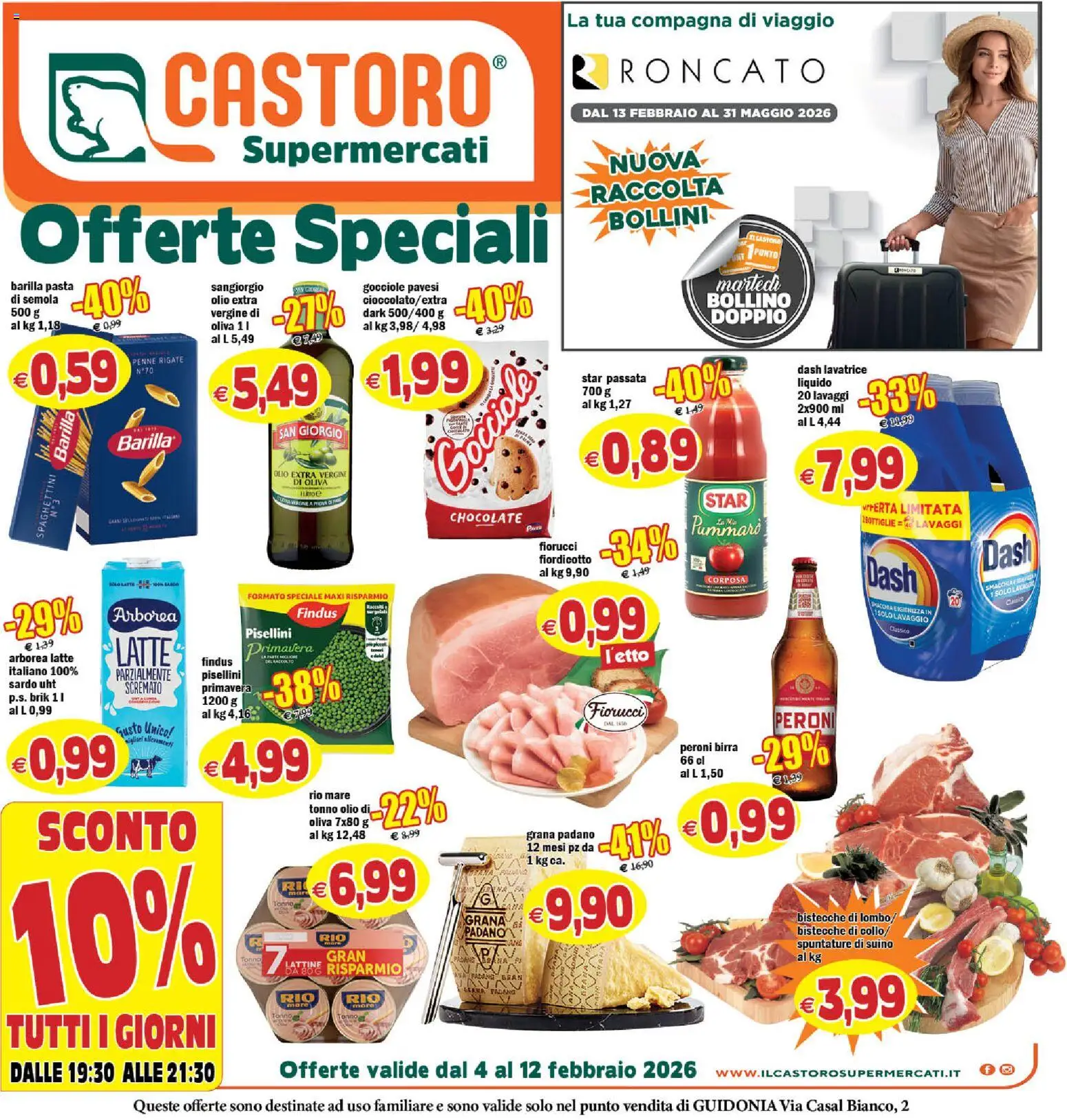 Volantino Il Castoro del 04.02.2026 | Pagina: 1