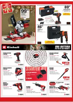 Anteprima del volantino Volantino Brico OK	 valido a partire dal 04.12.2025 | Pagina: 4 | Prodotti: Martello, Smerigliatrice, Valigetta, Batteria