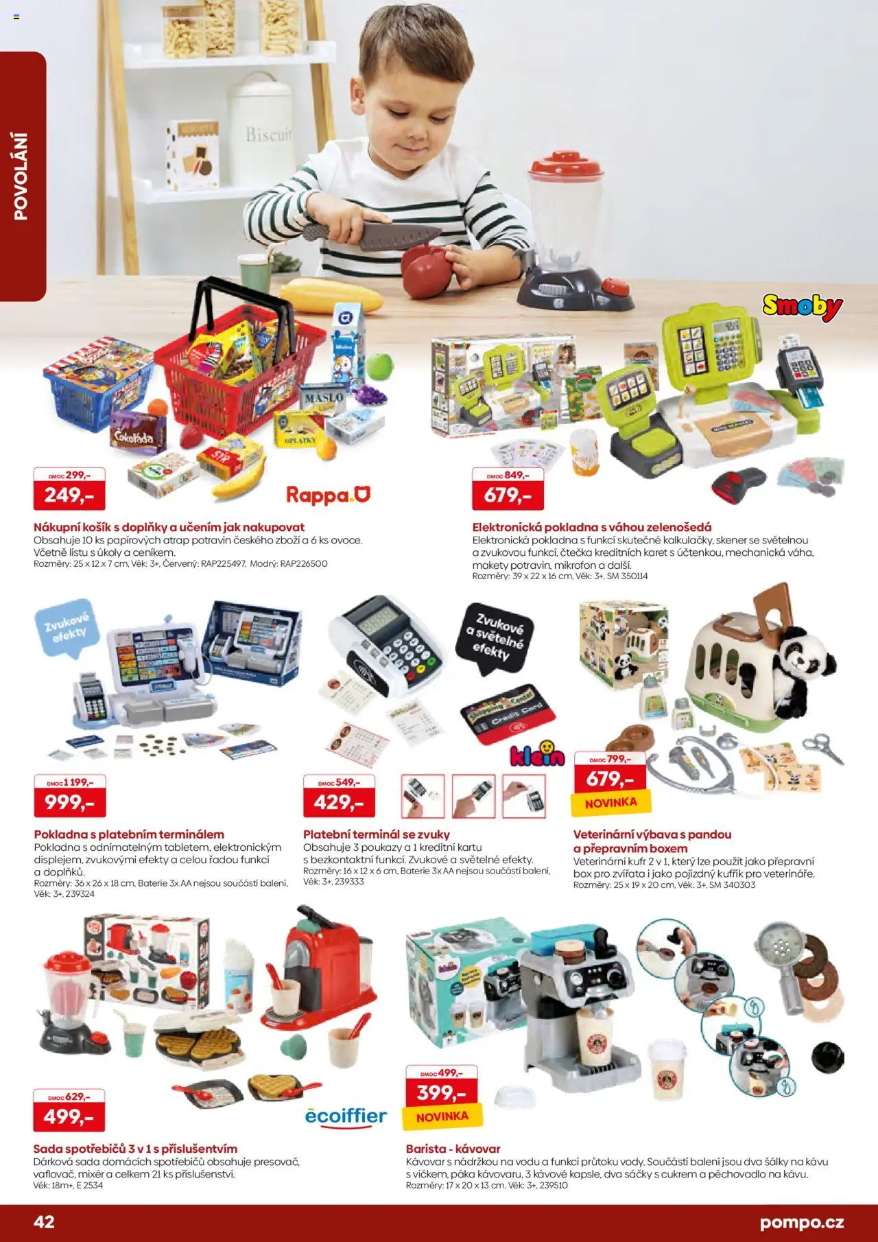 POMPO katalog Vánoce 2025 od 16.10.2025 | Strana: 42 | Produkty: Kufřík, Máslo, Skener, Kávovar
