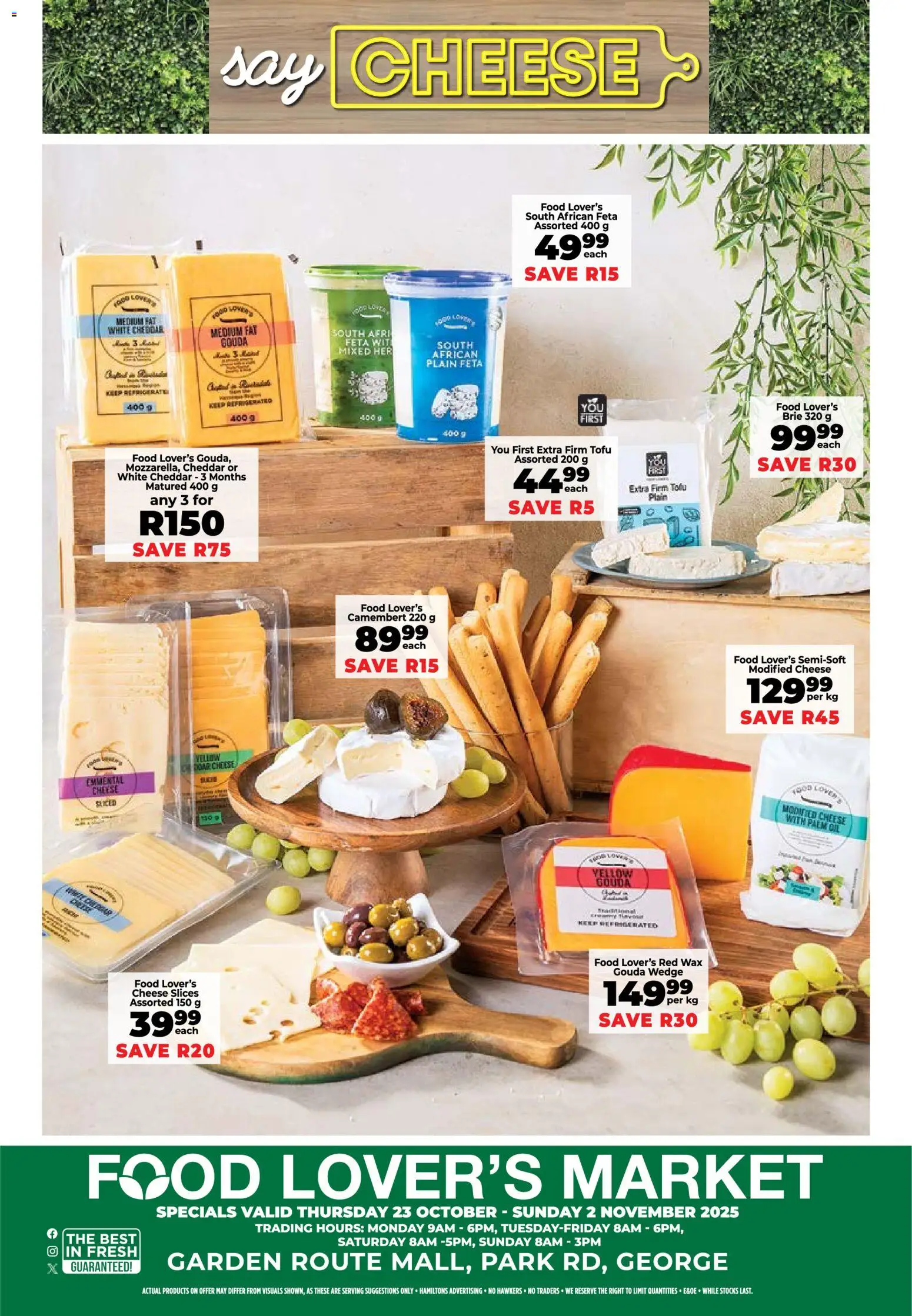 New Food Lover's Market catalogue – valid from 23.10.2025 | Page: 12 | Products: Wax, Cheese, Oil