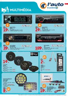 Pré-visualização E.Leclerc folheto Auto válido de 01.04.2026 | Página: 7 | Produtos: Rádio, MP3, Cabo, USB