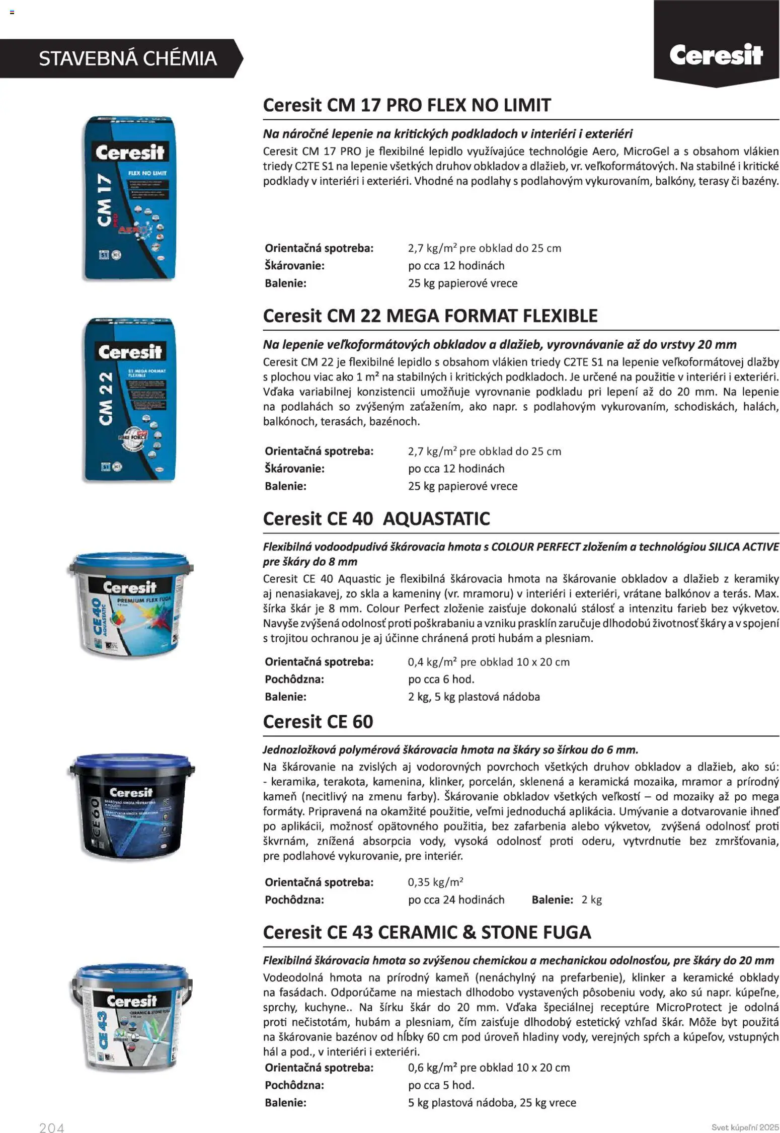 Nové Ingema akcie – leták je platný od 29.10.2025 | Strana: 206 | Produkty: Bazény, Obklad, Ceresit