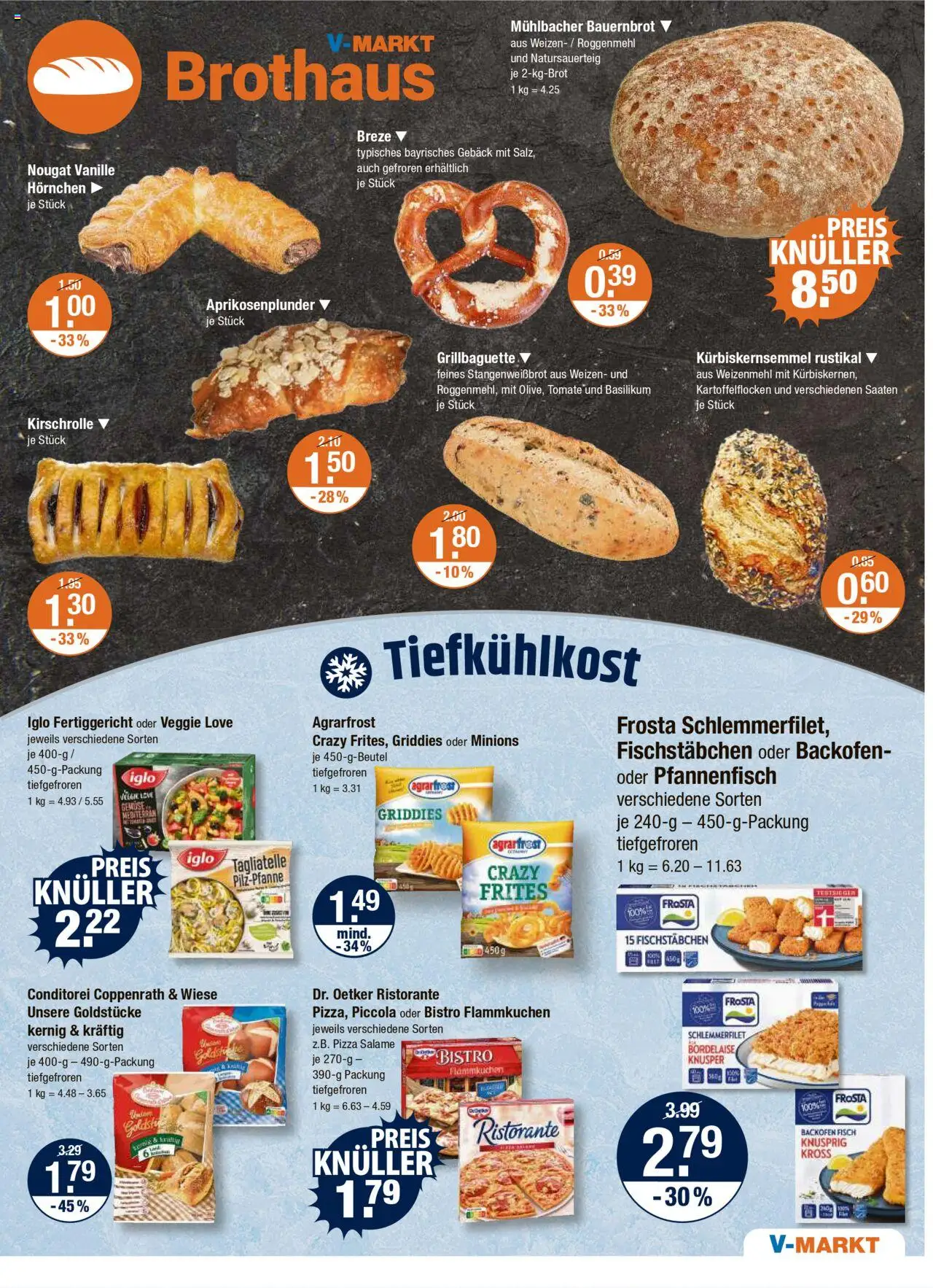 V-Markt - Hallertau/Oberpfalz - gültig ab dem 31.07.2025 | Seite: 5 | Produkte: Iglo, Weizenmehl, Frosta, Gemüse
