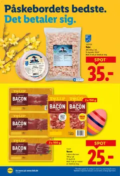 Lidl - Tilbudsavis gyldig fra 22.03.2026 | Side: 4 | Produkter: Bacon, Rejer, Søm