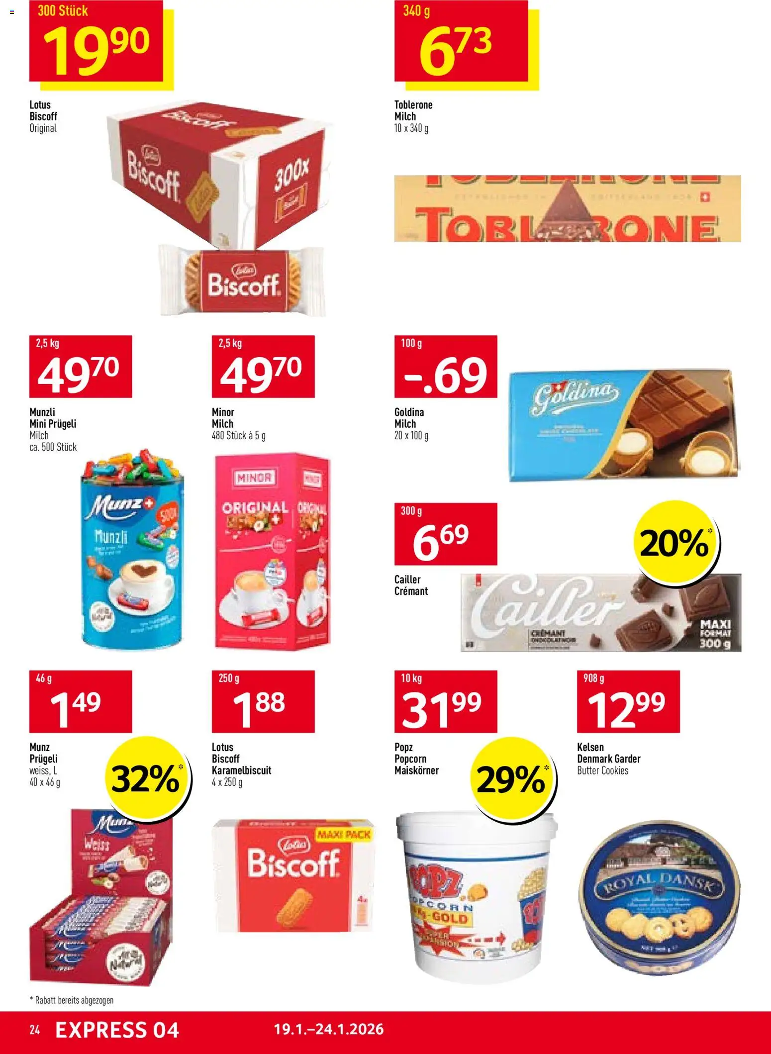 Prodega Aktionen – gültig ab 19.01.2026 | Seite: 24 | Produkte: Milch, Butter