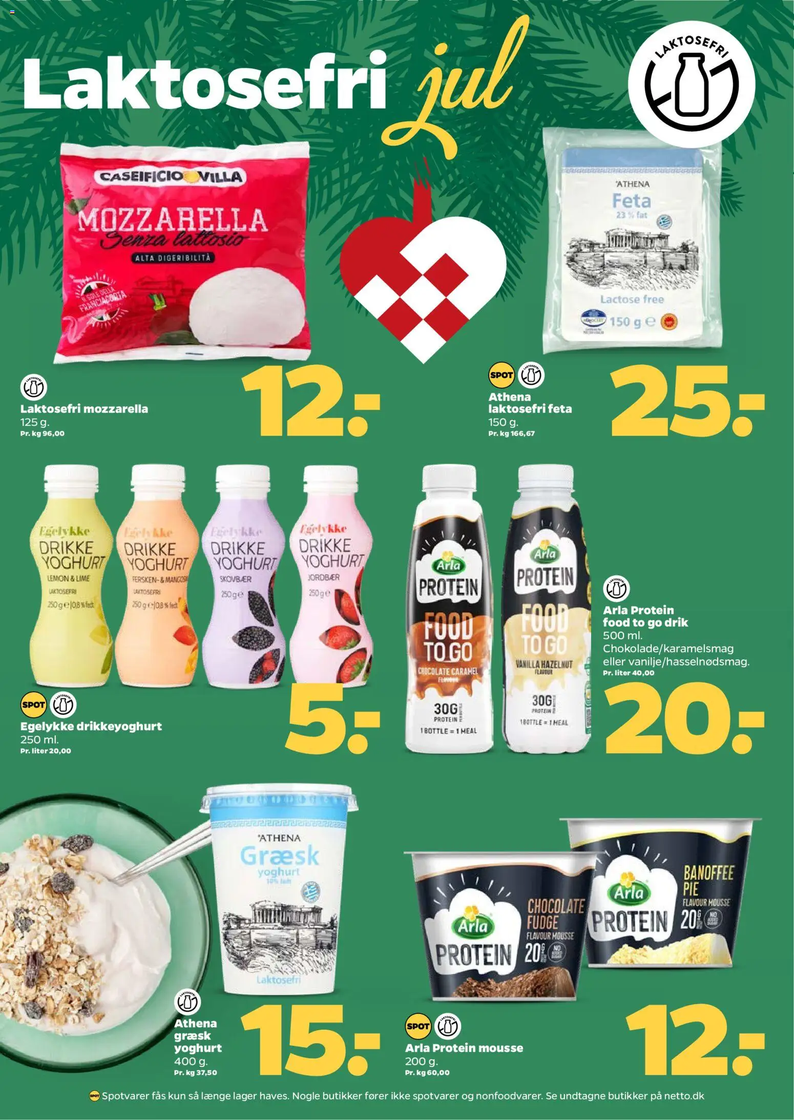 Netto tilbudsavis – gyldig fra 08.11.2025 | Side: 9 | Produkter: Yoghurt, Jordbær, Drikkeyoghurt, Mozzarella