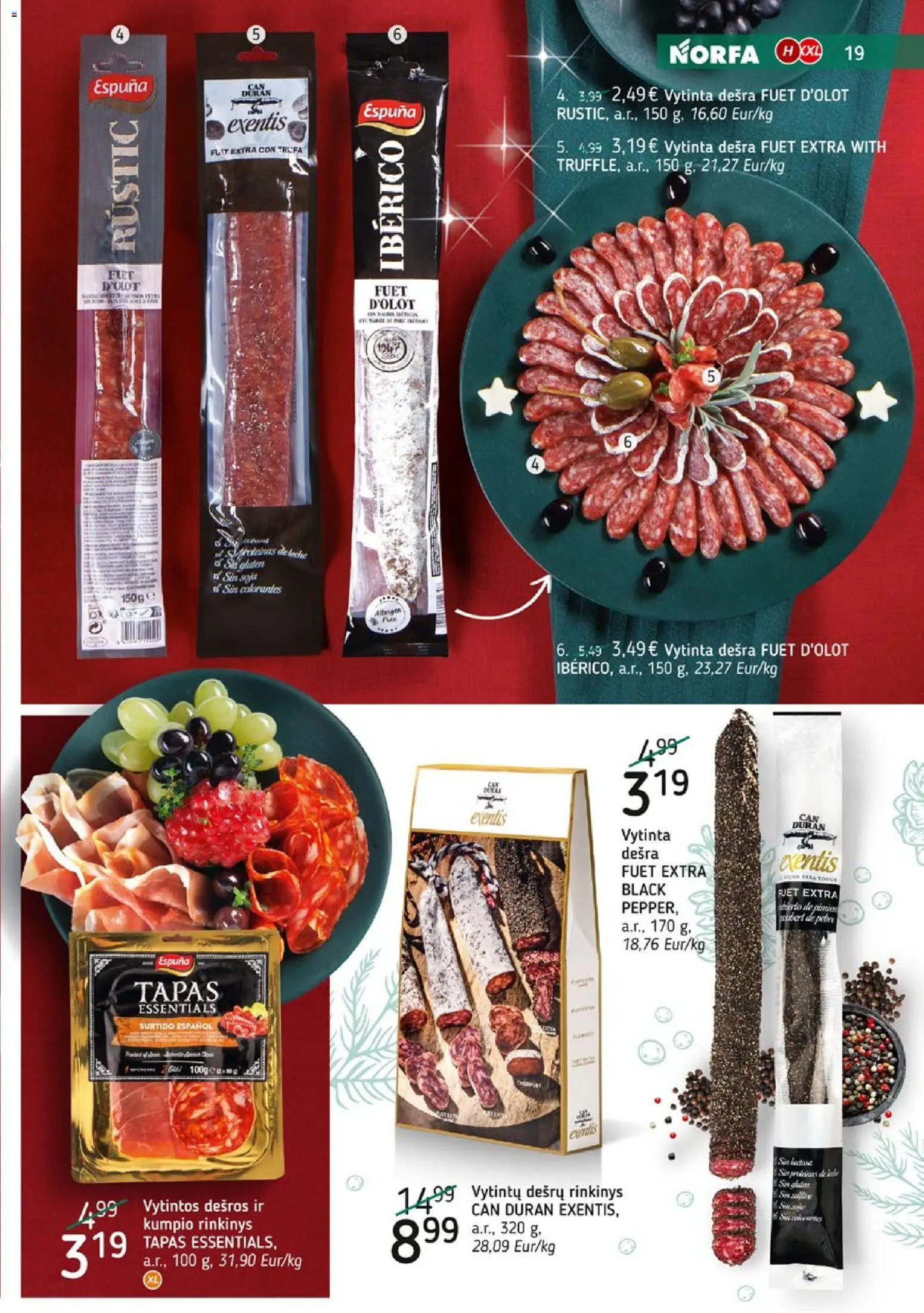 NORFA akcijos nuo 09.12.2025 | Puslapis: 19 | Prekių: Sofa, Dešra