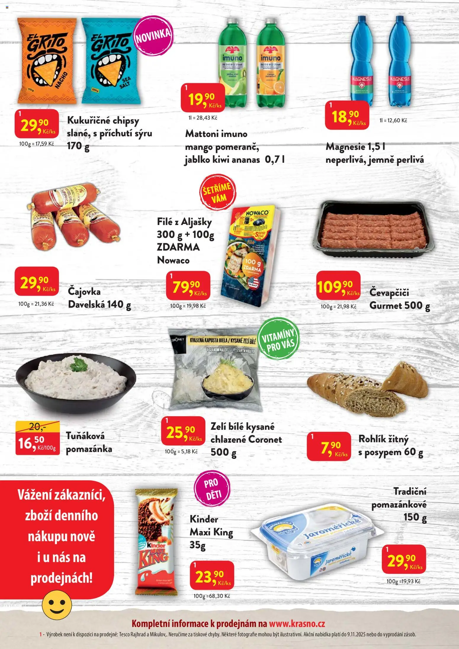 MP Krásno leták od 27.10.2025 | Strana: 2 | Produkty: Mango, Maxi king, Vitamíny, Chipsy