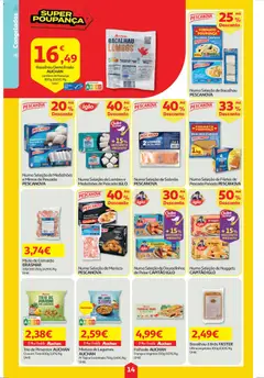 Pré-visualização Auchan folheto válido de 18.12.2025 | Página: 14 | Produtos: Bacalhau, Frango, Capitão iglo, Salmão