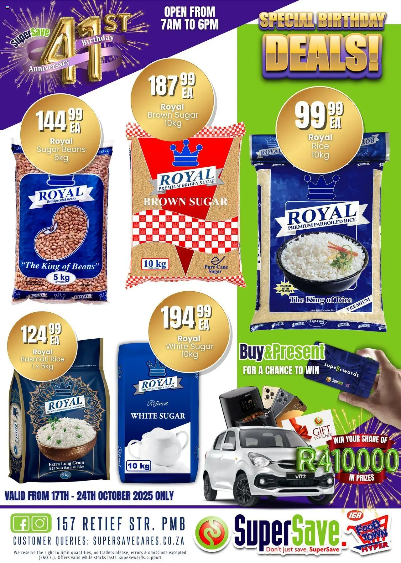 New Super Save catalogue – valid from 17.10.2025 | Page: 52 | Products: Beans, Press, Vitamins, Sugar