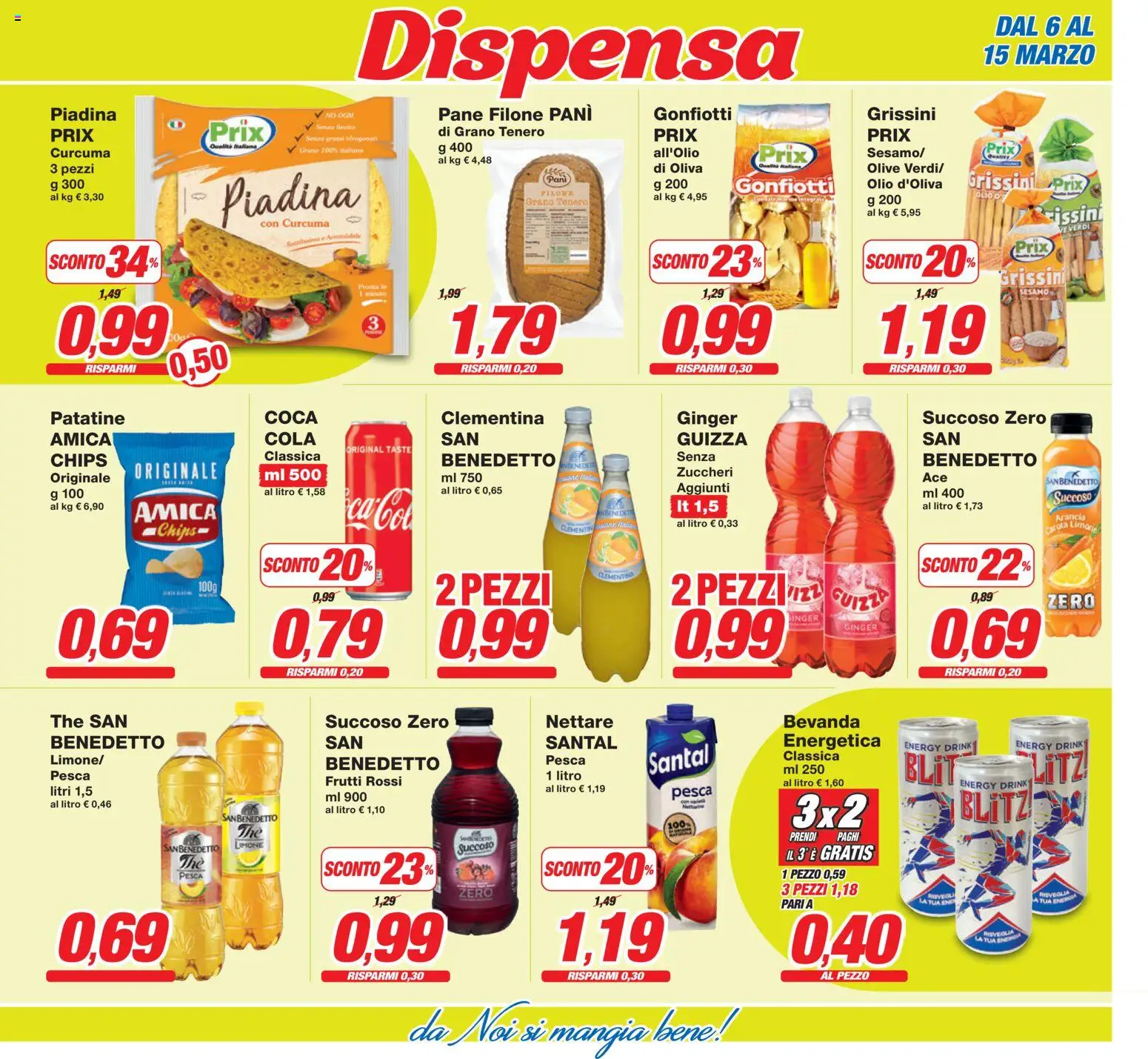 Volantino Prix del 06.03.2026 | Pagina: 26 | Prodotti: Pane, Olive, The, Grissini