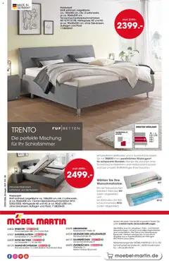 Möbel Martin Prospekt 	 ab 06.10.2025 gültig | Seite: 8 | Produkte: Matratze, Lattenrost, Polsterbett, Federkern Matratze
