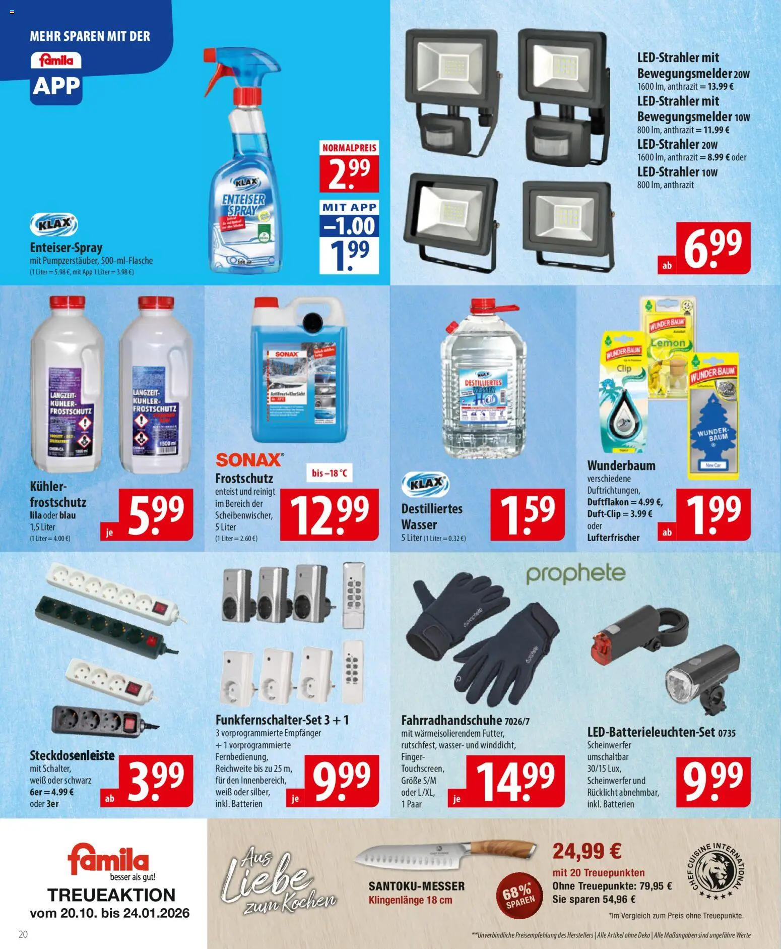 Famila Prospekt 	 – gültig ab 17.11.2025 | Seite: 20 | Produkte: Batterien, Wasser