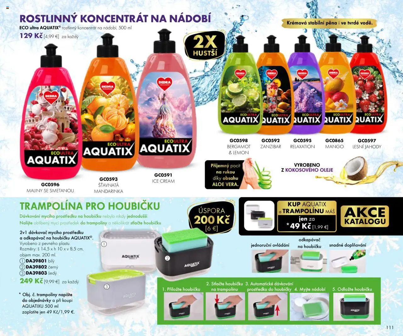 Nové Dedra akcie – leták je platný od 19.09.2025 | Strana: 111 | Produkty: Trampolína, Jahody, Mango, Maliny