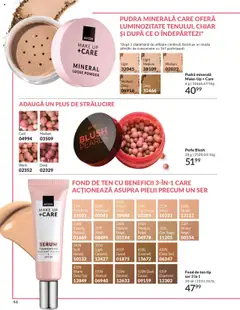 Ofertele Avon valabile de la 01.10.2025 | Pagină: 48 | Produse: Fond de ten, Serum, Akrilik boya, Pudră