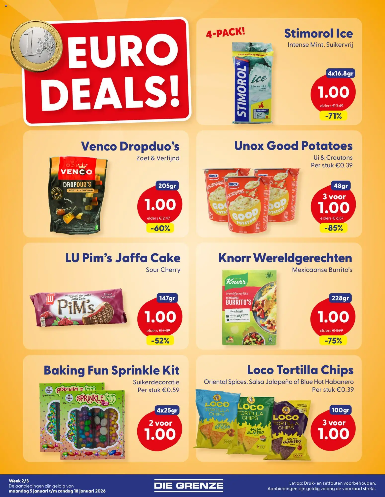 {H1} | Pagina: 2 | Producten: Chips, Tortilla, Jalapeno, Cake