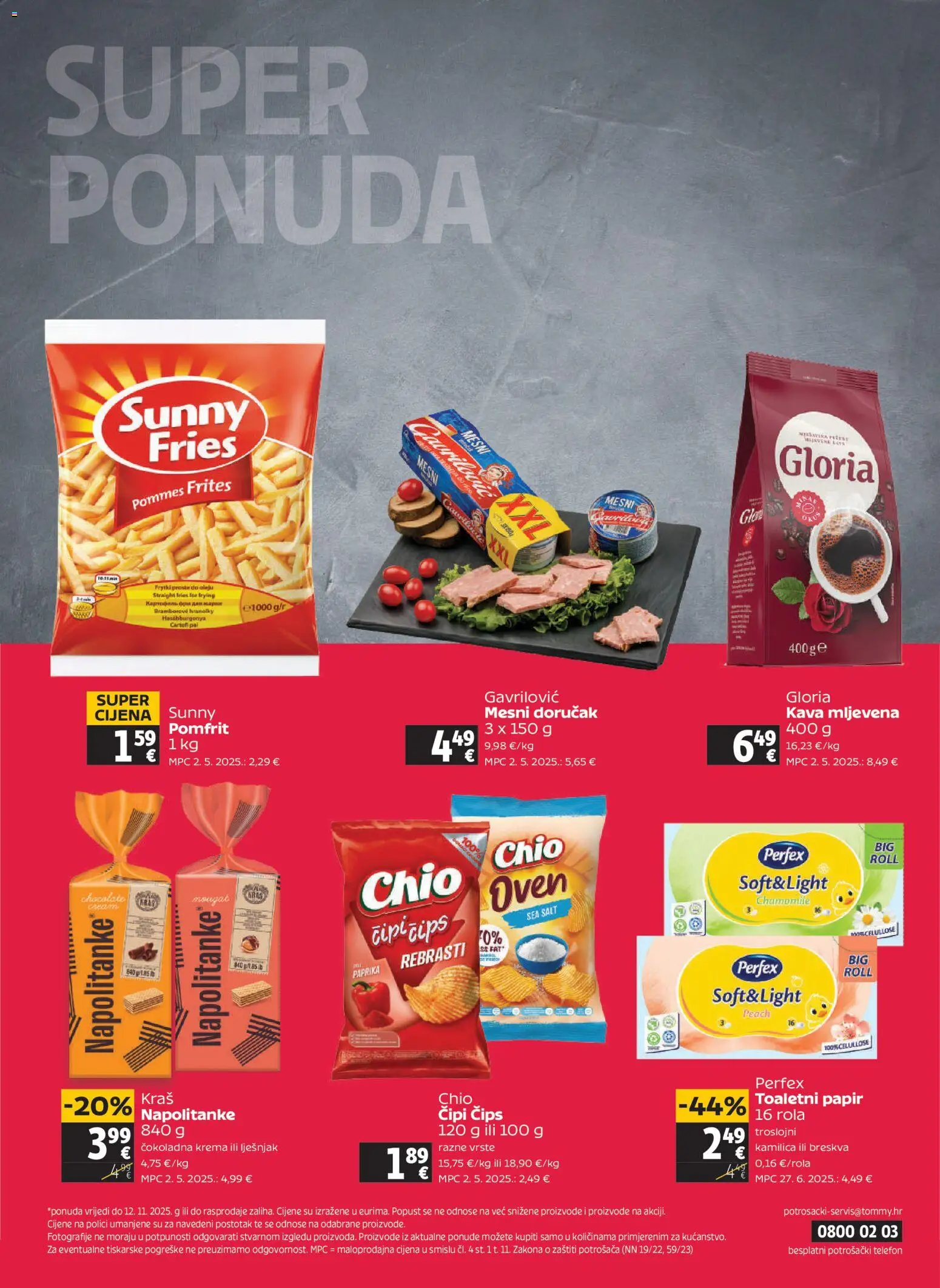 Tommy katalog | vrijedi od 06.11.2025 | Stranica: 32 | Proizvodi: Kava, Čips, Pomfrit, Napolitanke