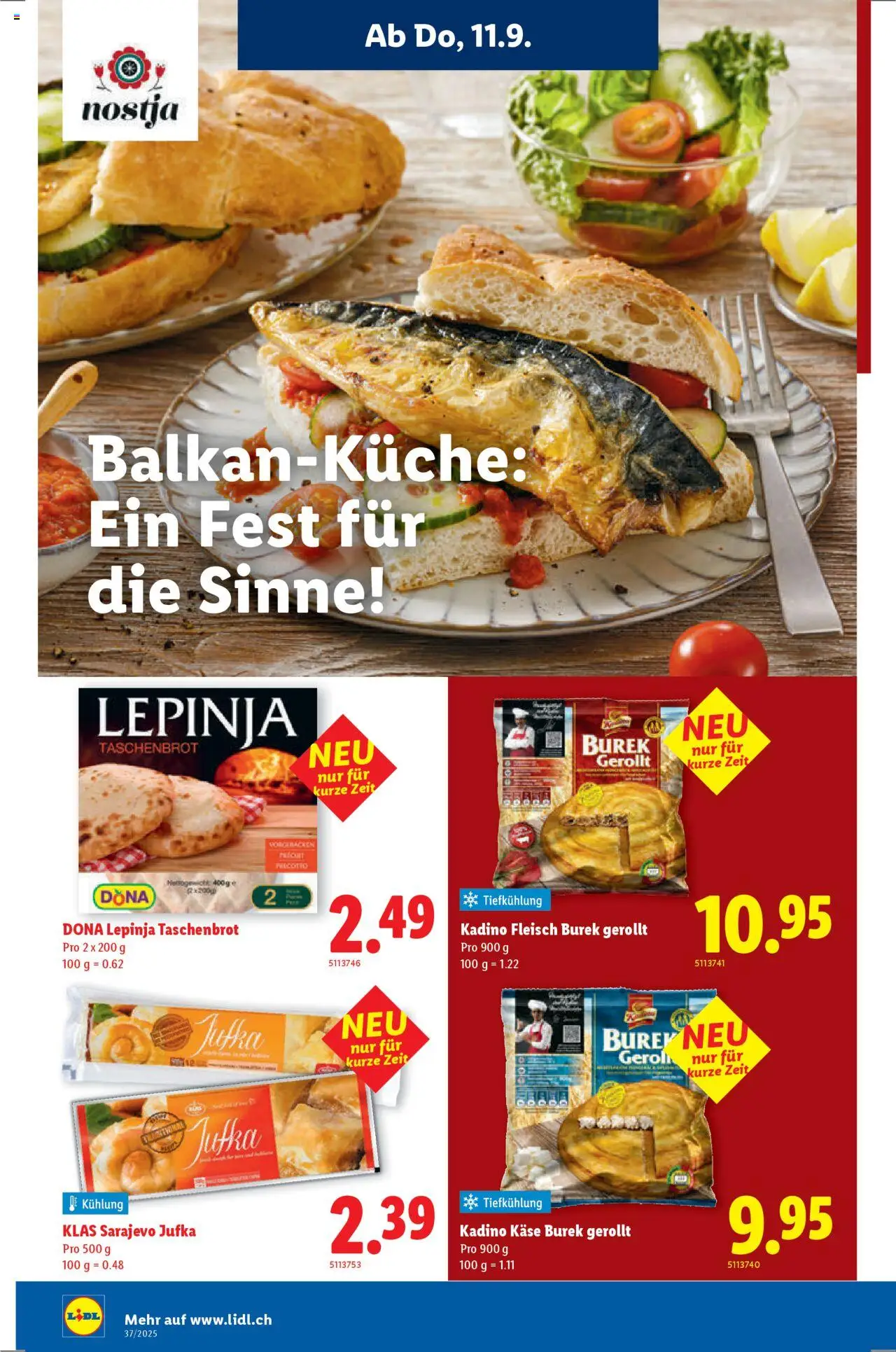 Lidl Aktionen – gültig ab 11.09.2025 | Seite: 12 | Produkte: Käse