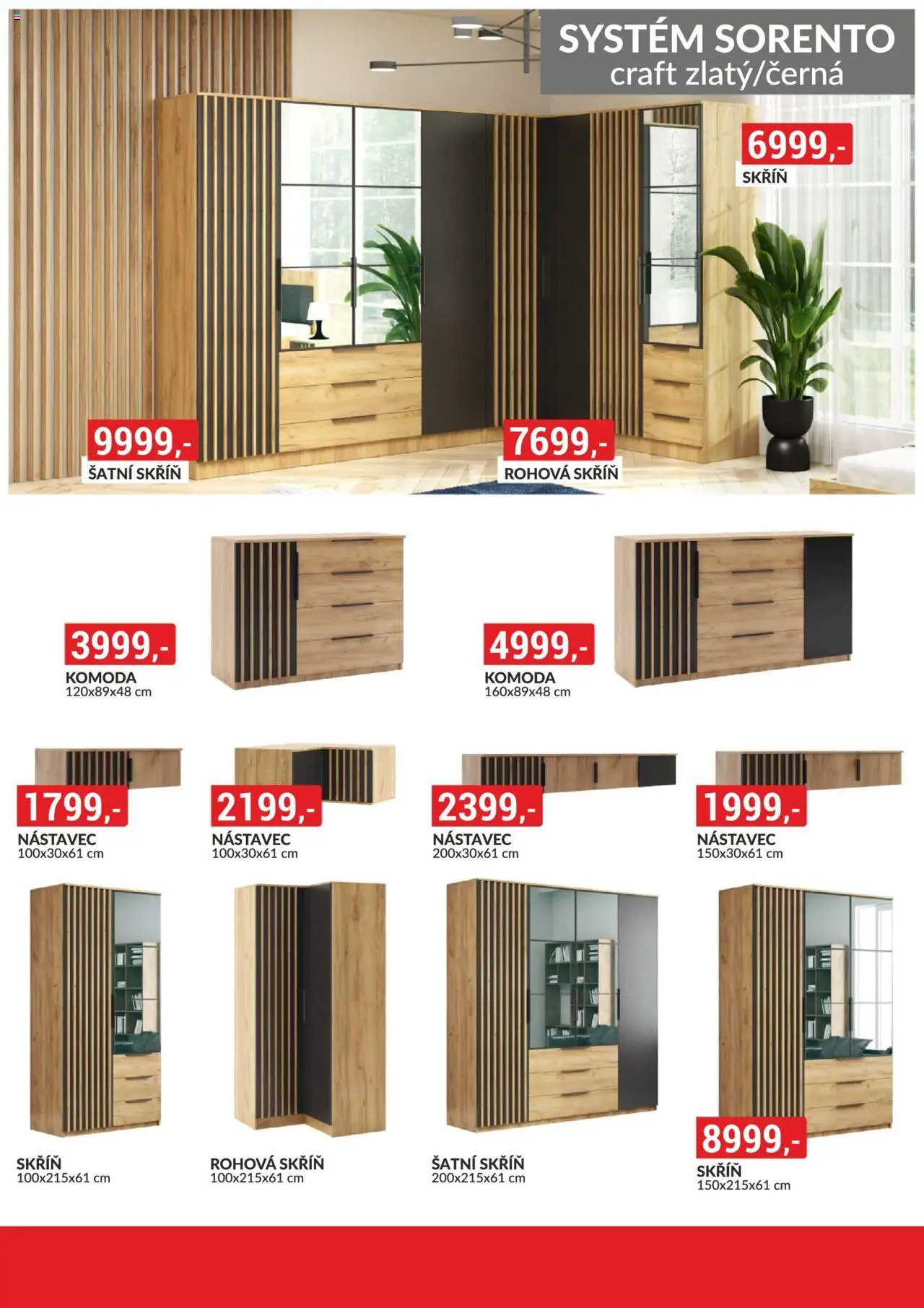 BAUMAX leták - Moderní bydlení od 01.06.2025 | Strana: 18 | Produkty: Šatní skříň, Komoda, Skříň