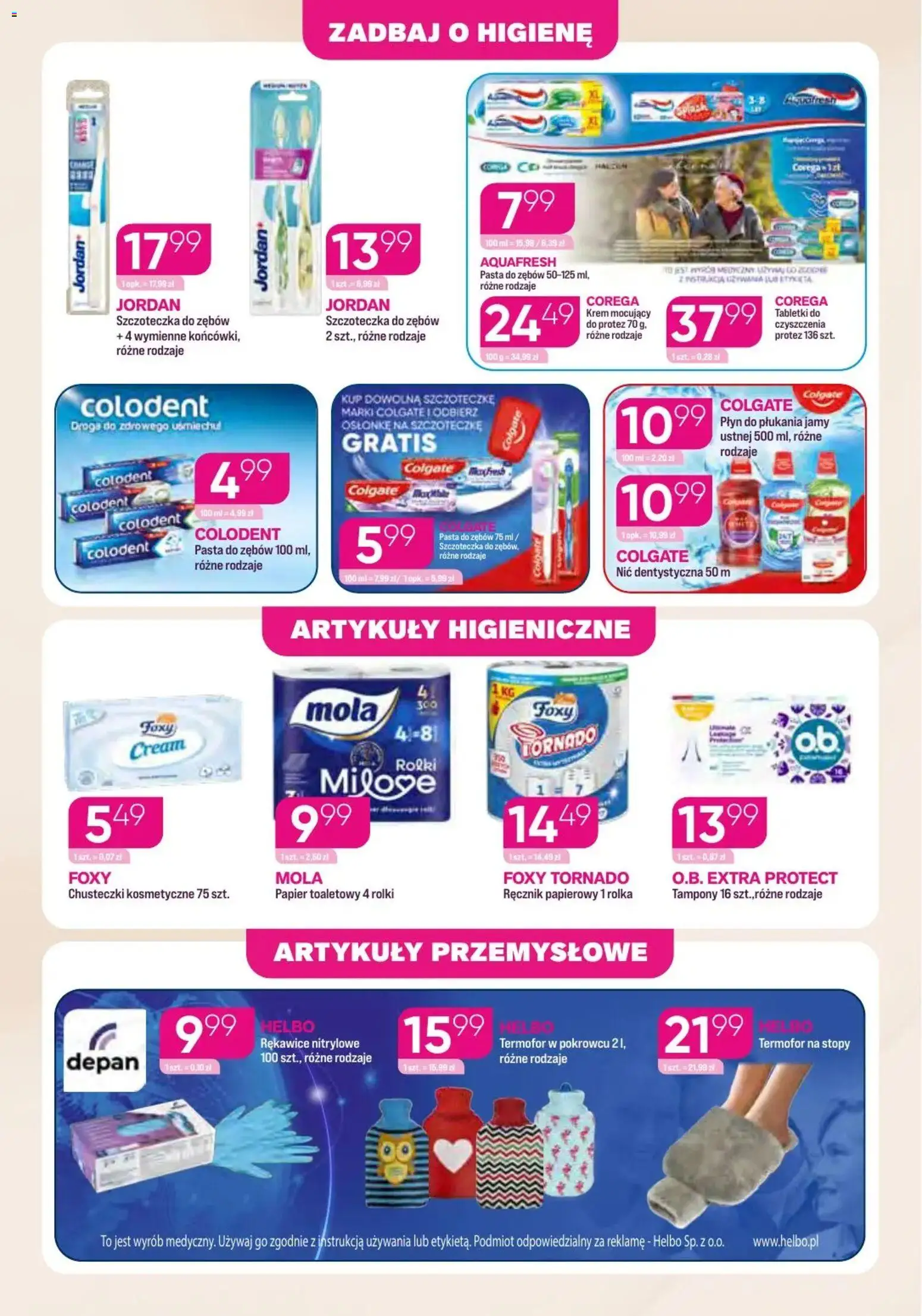 Koliber Gazetka od 10.11.2025 | Strona: 7 | Produkty: Rolki, Artykuły przemysłowe, Pasta do zębów, Szczoteczka do zębów