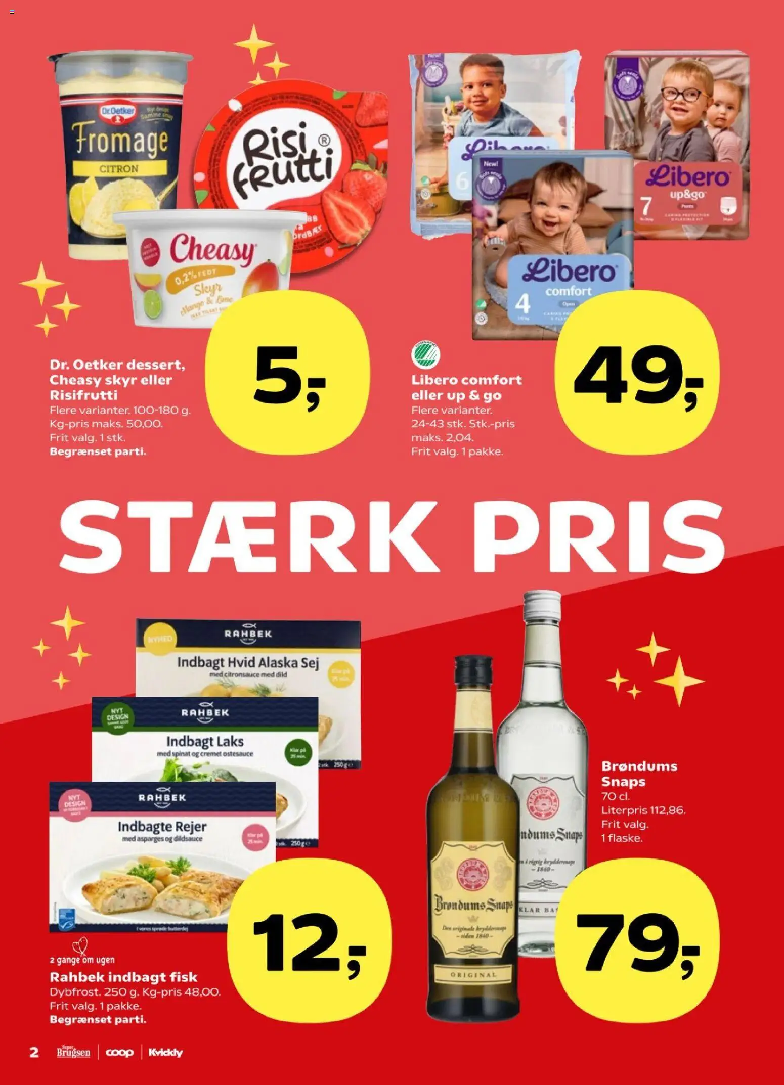 Super Brugsen tilbudsavis – gyldig fra 14.11.2025 | Side: 2 | Produkter: Mango, Fisk, Rejer, Asparges