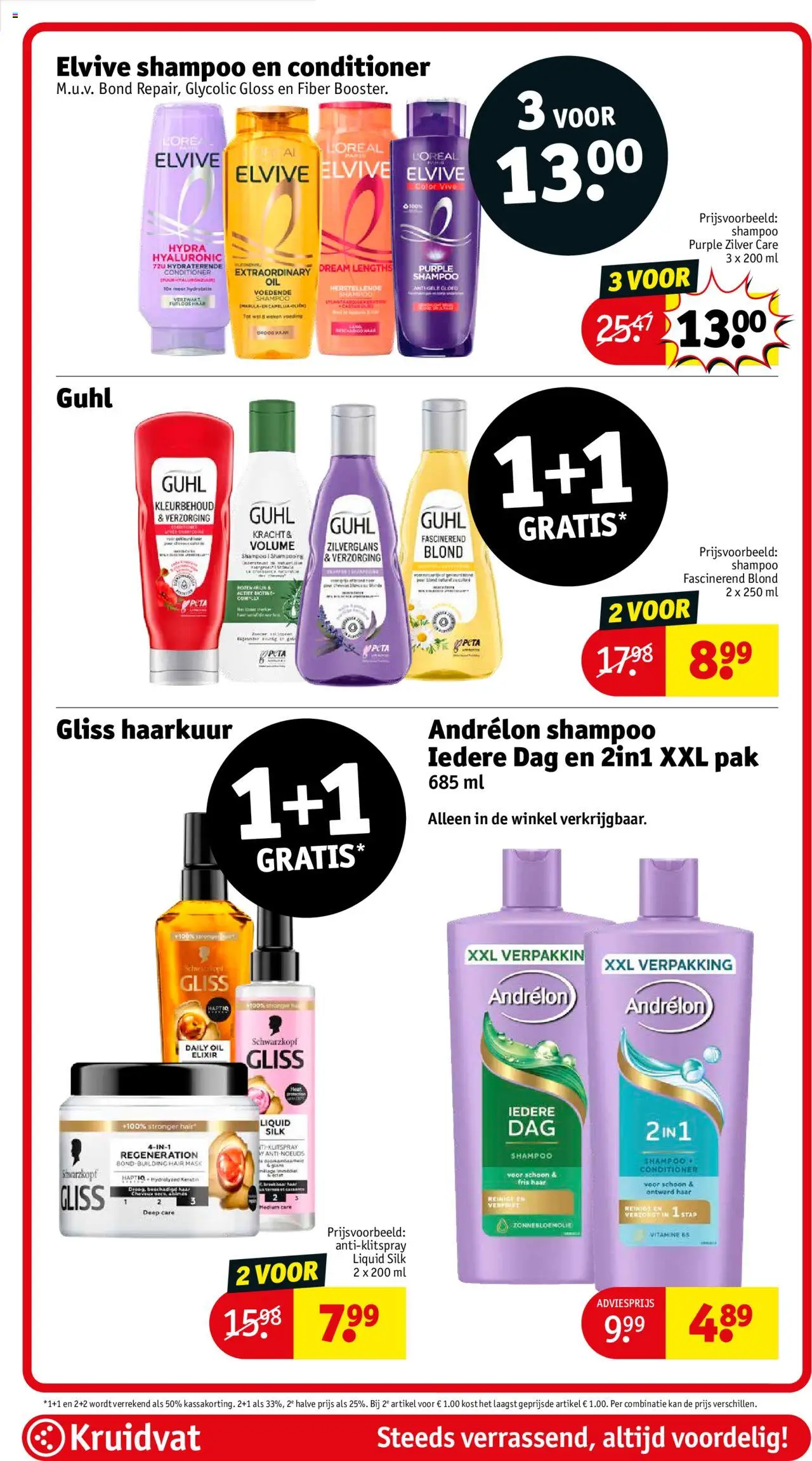  | Pagina: 22 | Producten: Ham, Kan, Shampoo, Conditioner