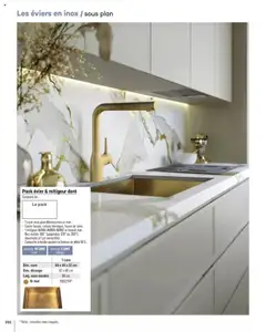 Gedimat - Prévisualisation de Gedimat Salle de bains & Cuisine valide à partir de 14.03.2025 | Page: 202 | Produits: Meuble, Brosse, Cartouche