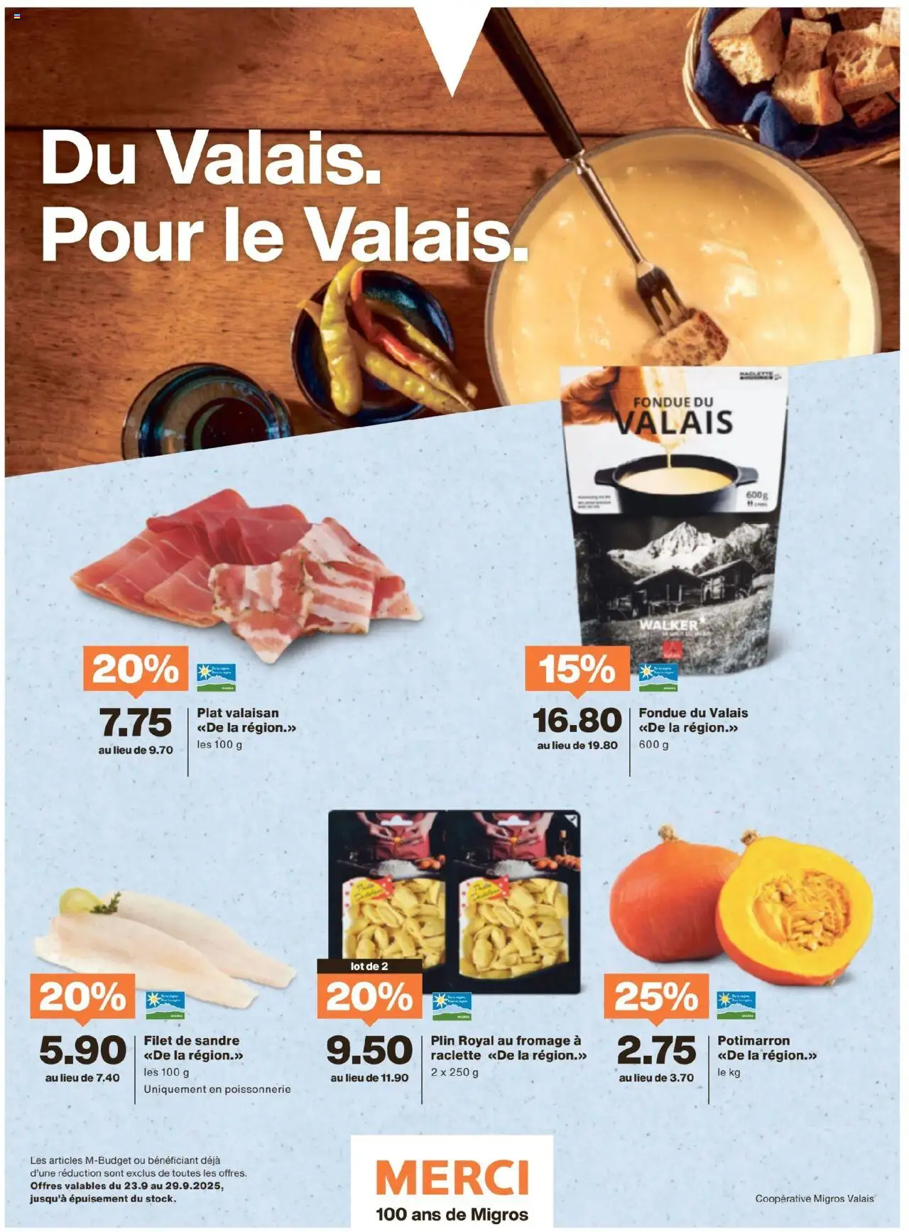 Migros Magazin FR – gültig ab 22.09.2025 | Seite: 38 | Produkte: Raclette, Fondue