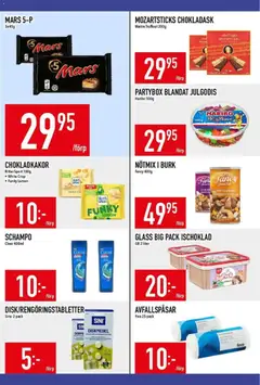 Matdax - erbjudanden - Förhandsvisning av reklamblad från butik Matdax aktuell från 08.12.2025 | Sida: 18 | Produkter: Schampo, Avfallspåsar, Diskmedel, Glass