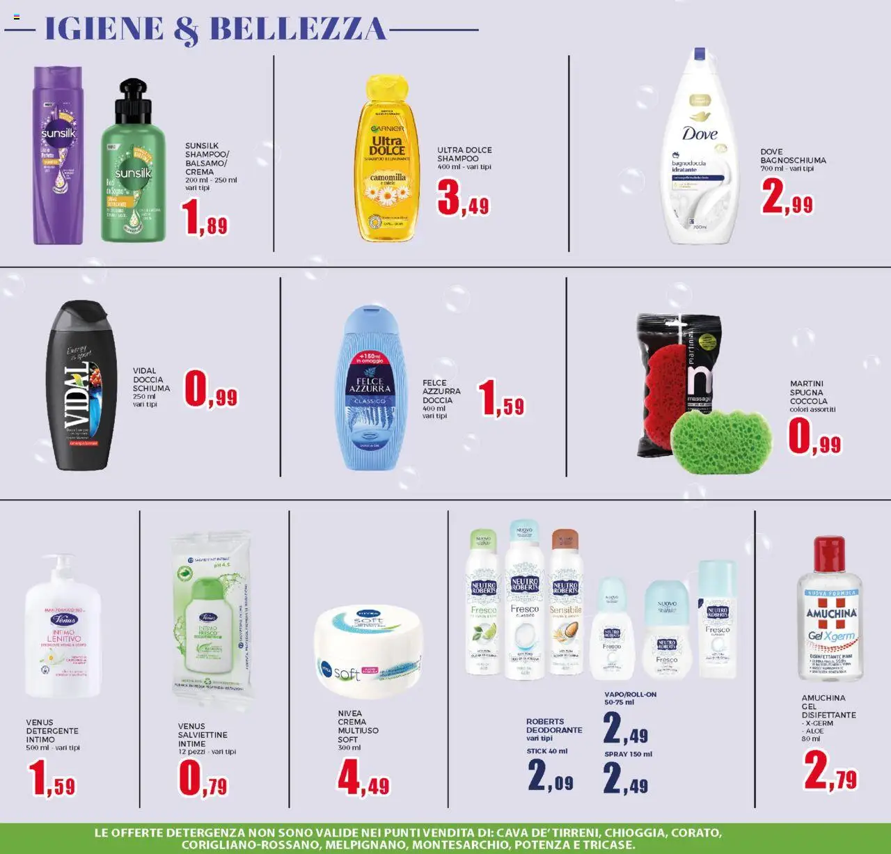 Volantino Happy Casa del 27.08.2025 | Pagina: 25 | Prodotti: Spugna, Bagnoschiuma, Intimo, Doccia