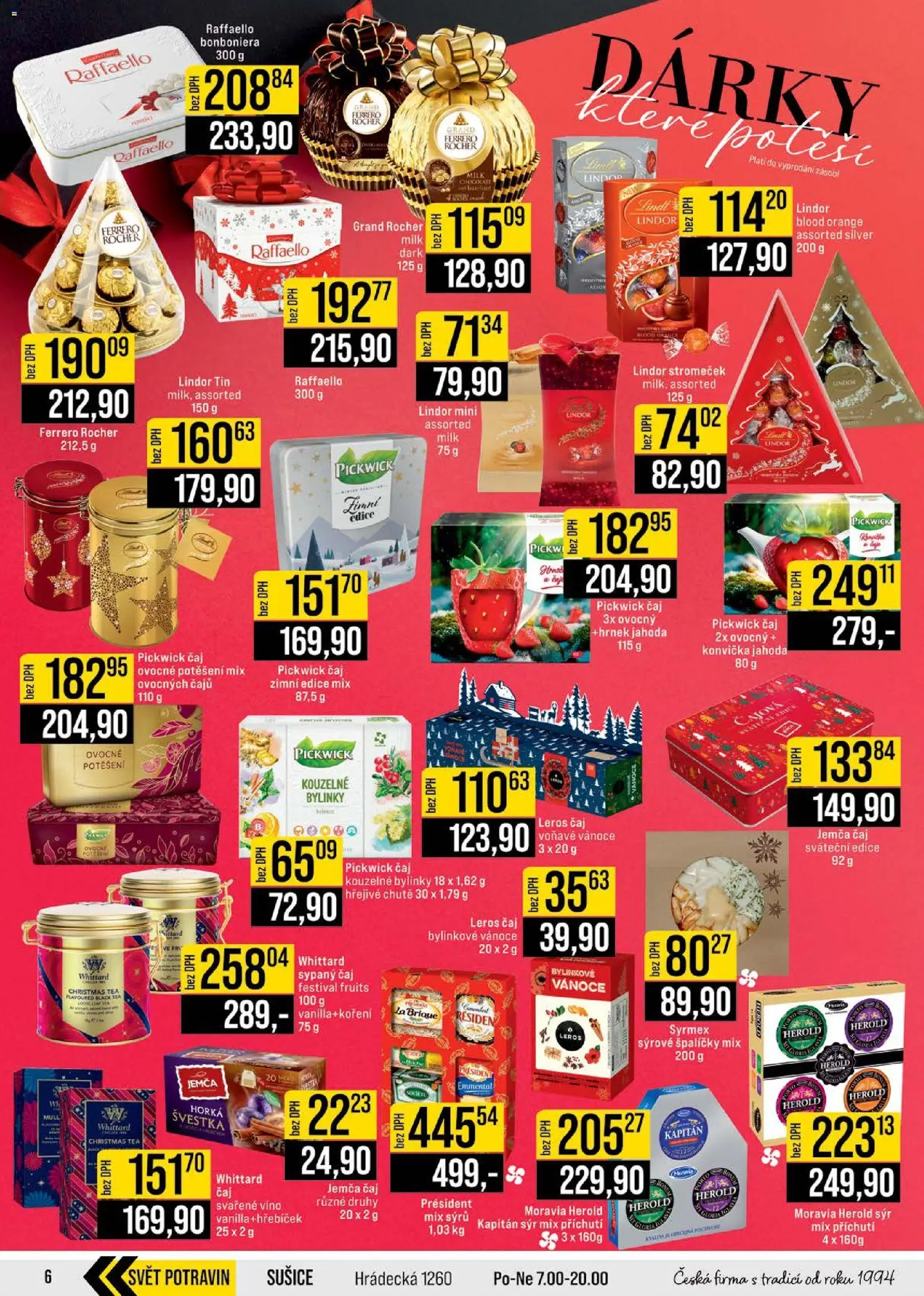 Jip leták - Cash & Carry od 17.12.2025 | Strana: 6 | Produkty: Sýr, Svařené víno, Párky, Sušiče