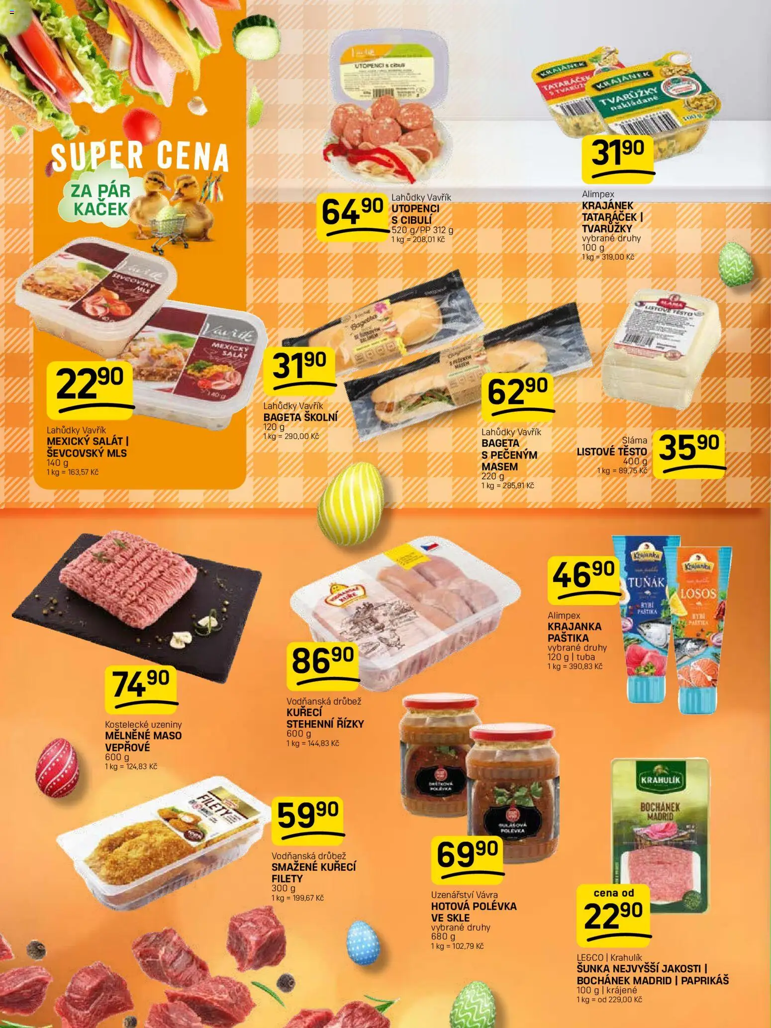 Flop leták od 11.03.2026 | Strana: 6 | Produkty: Tuňák, Utopenci, Paštika, Těsto