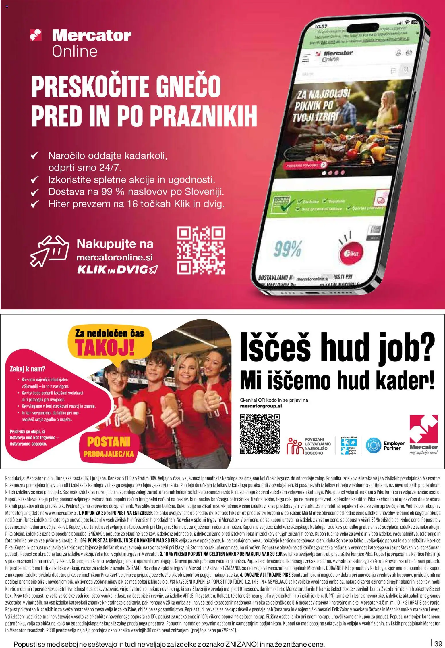 Novi Mercator katalog ponudbe – veljaven od 23.04.2026 | Stran: 39 | Izdelki: Video