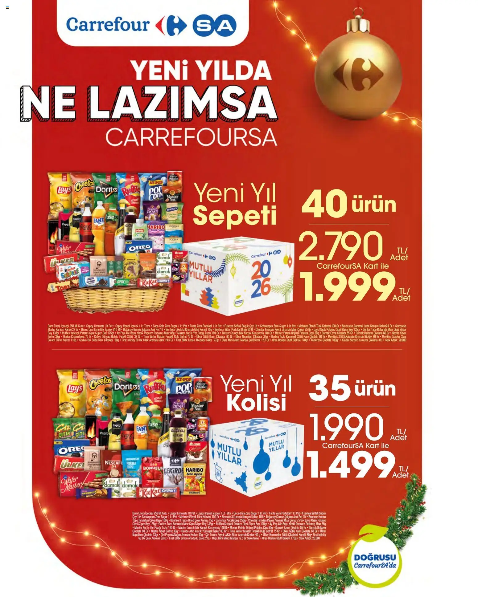 CarrefourSA Katalog Yeni Yılda ne lazımsa - 18.12.2025 tarihinden itibaren geçerlidir | Sayfa: 2