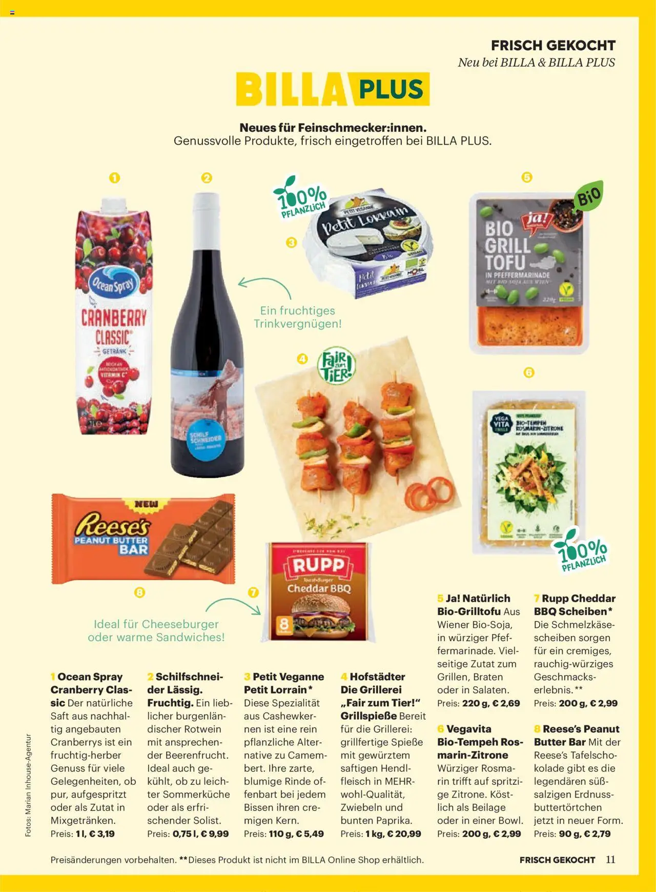 Billa Frisch Gekocht gültig ab 03.07.2025 | Seite: 11 | Produkte: Zwiebeln, Grill, Butter, Saft