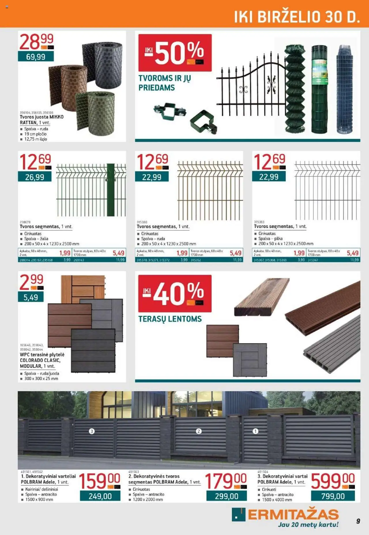 ERMITAŽAS leidinys│galioja nuo 02.06.2025 | Puslapis: 9
