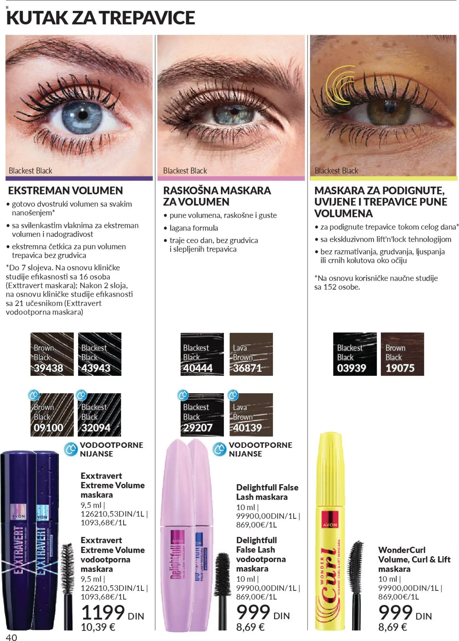 AVON katalog - važi od 29.12.2025 | Strana: 42 | Proizvode: Maskara