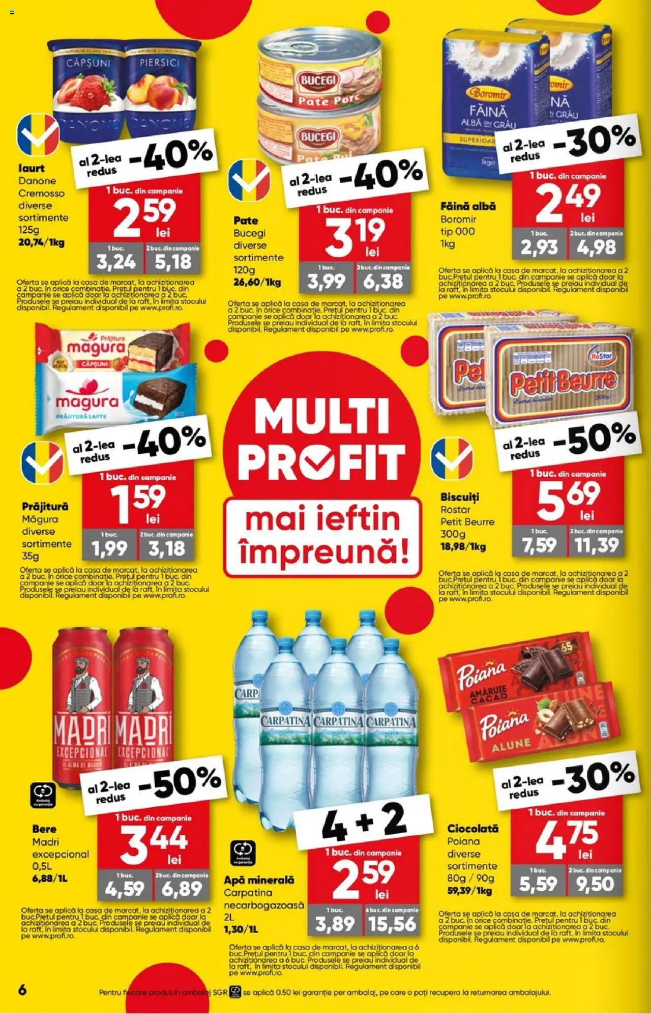 Catalog Profi  – valabil de la 06.08.2025 | Pagină: 6 | Produse: Alune, Bere, Cacao, Biscuiți