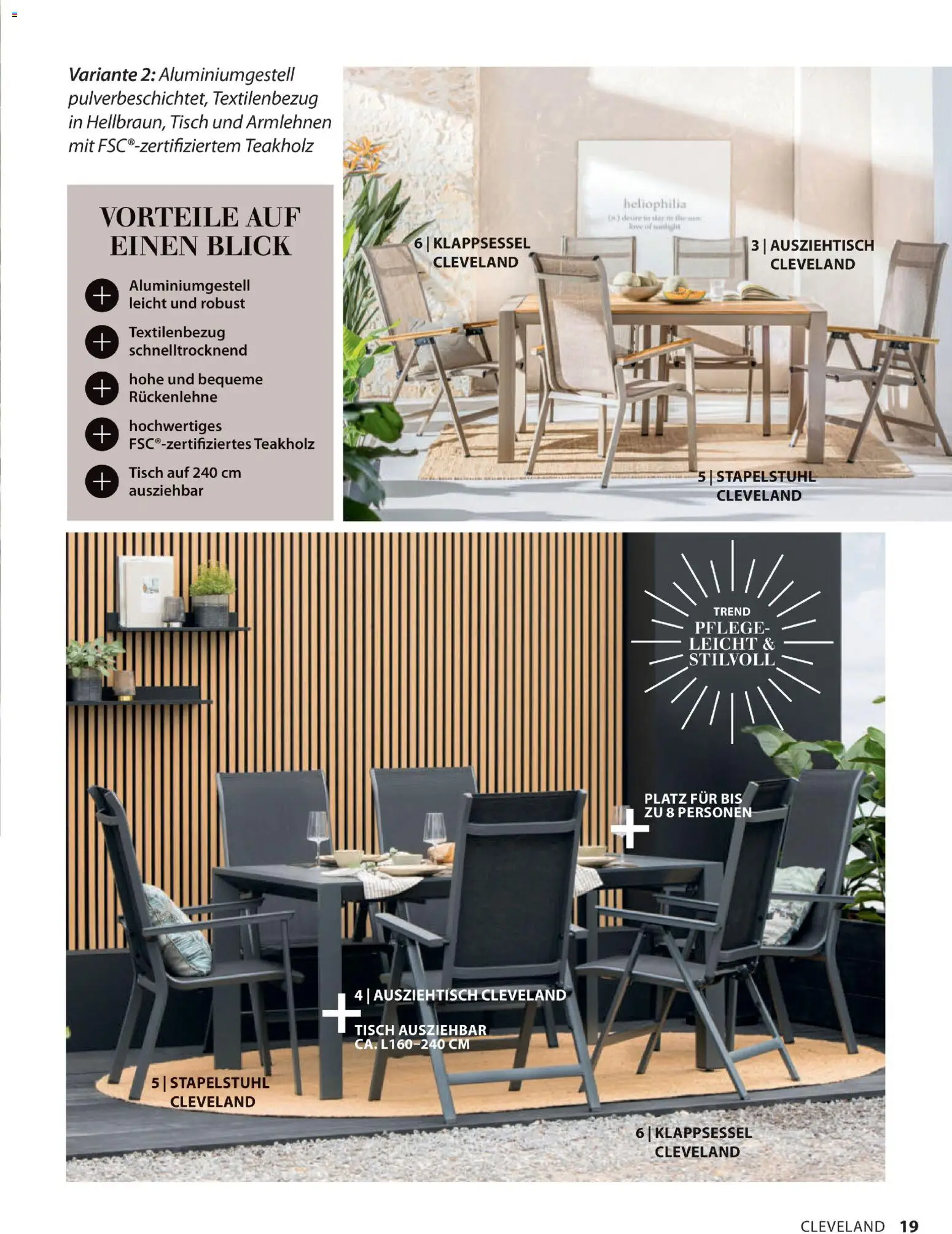 Dehner Gartenmöbel Trends 2026 gültig ab 29.01.2026 | Seite: 19 | Produkte: Tisch