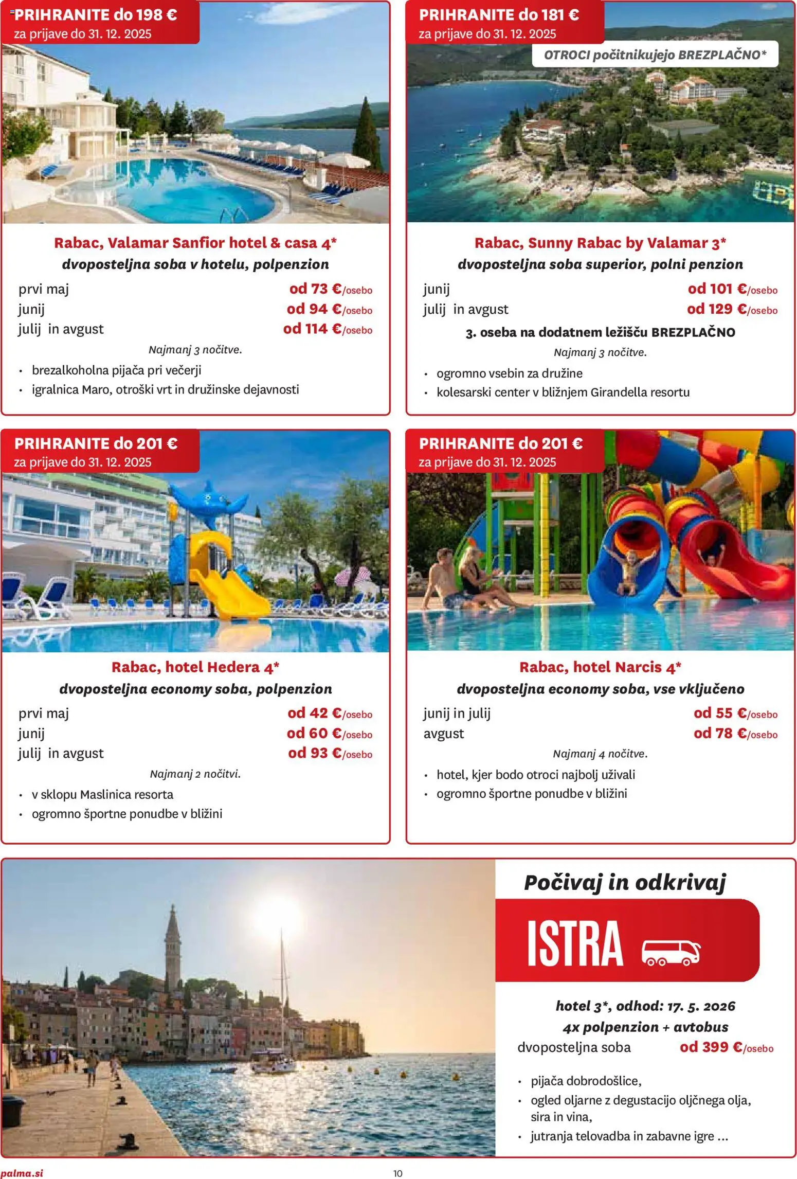 Novi Palma katalog ponudbe – veljaven od 06.11.2025 | Stran: 10