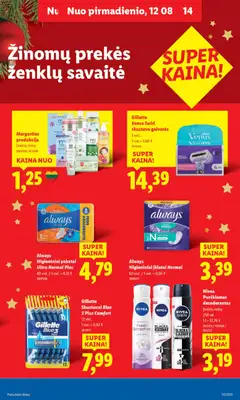 LIDL leidinys galioja nuo 11.12.2025 | Puslapis: 49 | Prekių: Skustuvo galvutės, Dezodorantas