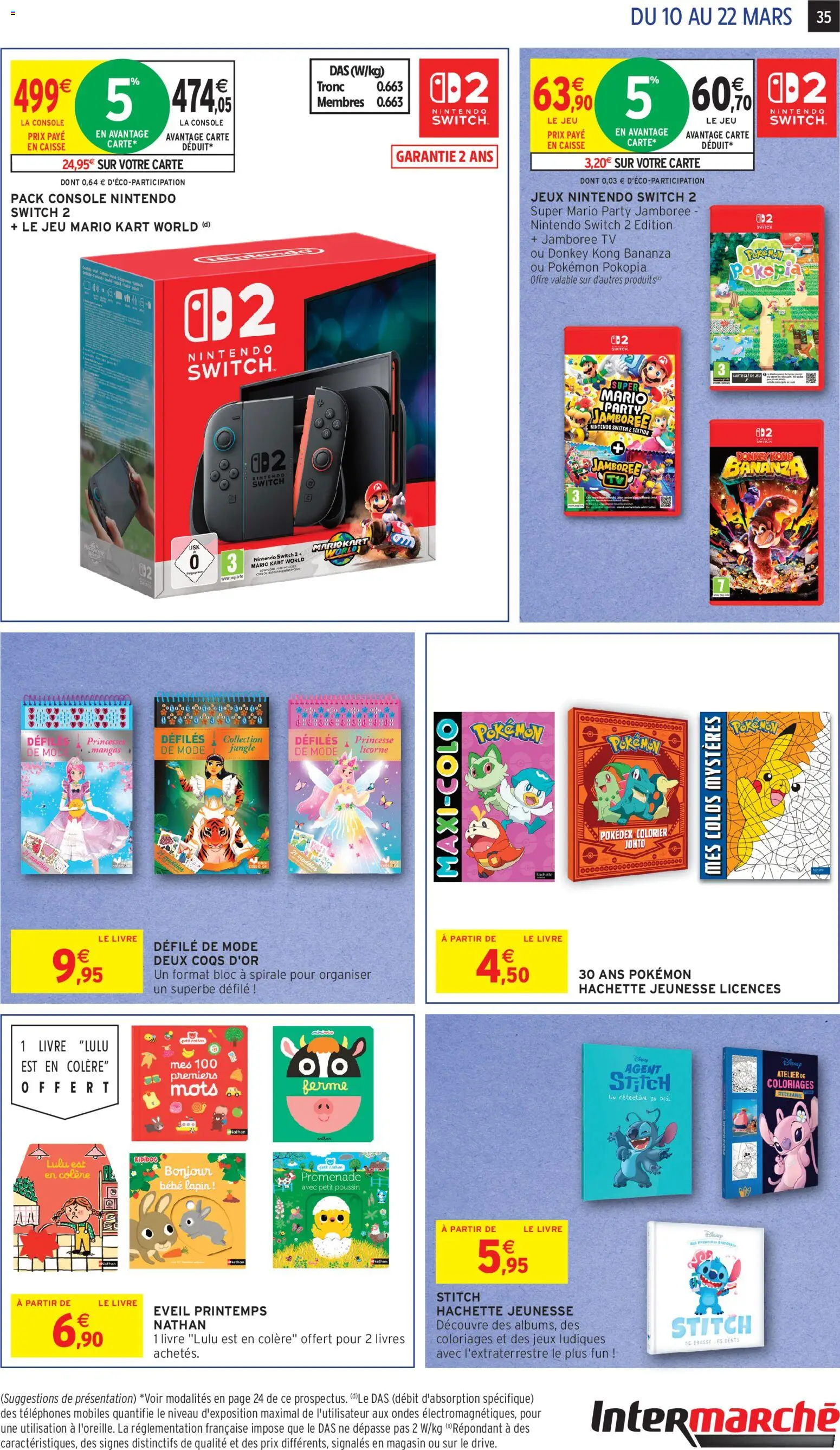 {H1} | Page: 35 | Produits: Vidéo, console Nintendo Switch, Lapin, Jeux