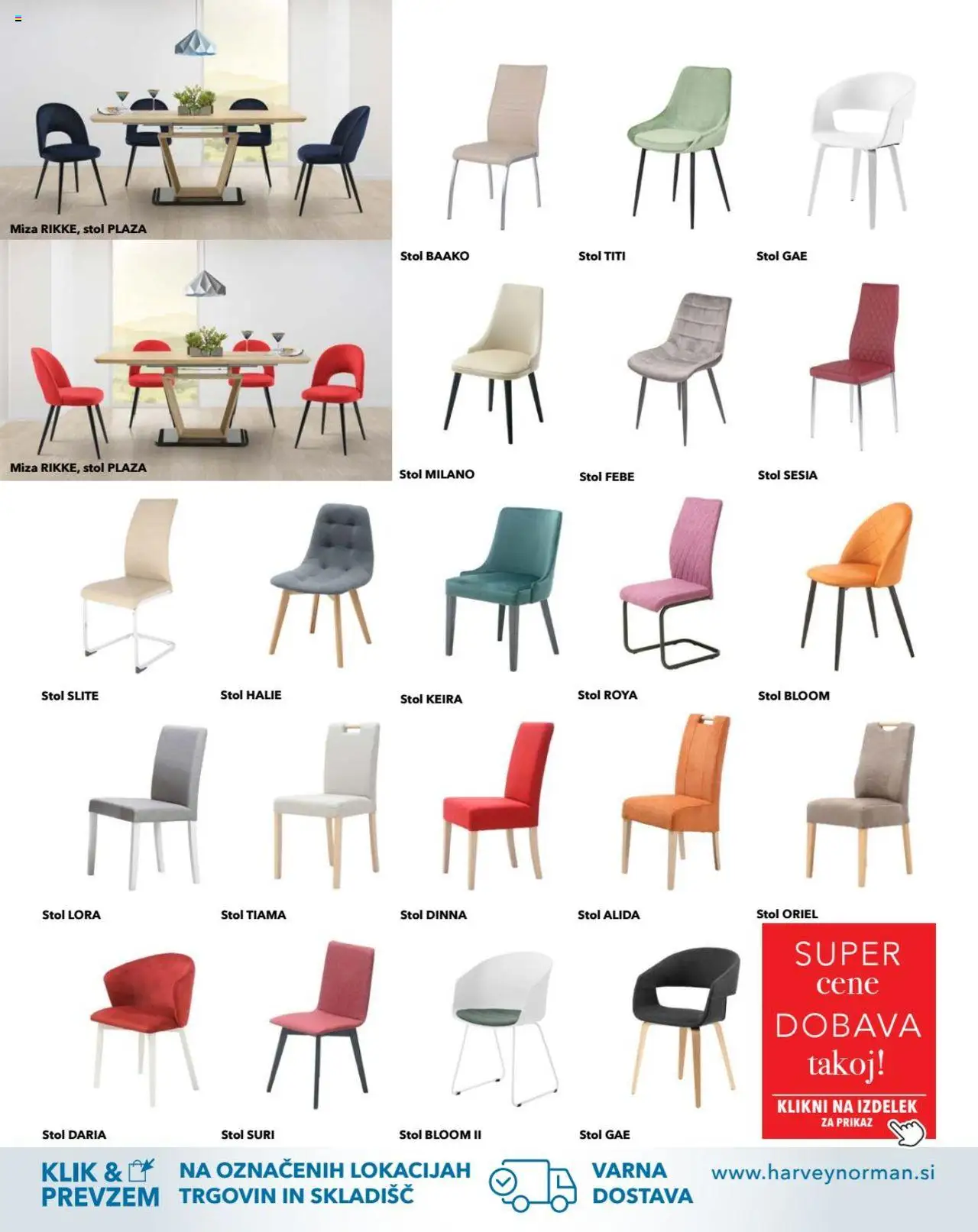 Harvey Norman - Nakupovalni vodič - Mize in stoli │ velja od 05.02.2021 | Stran: 3