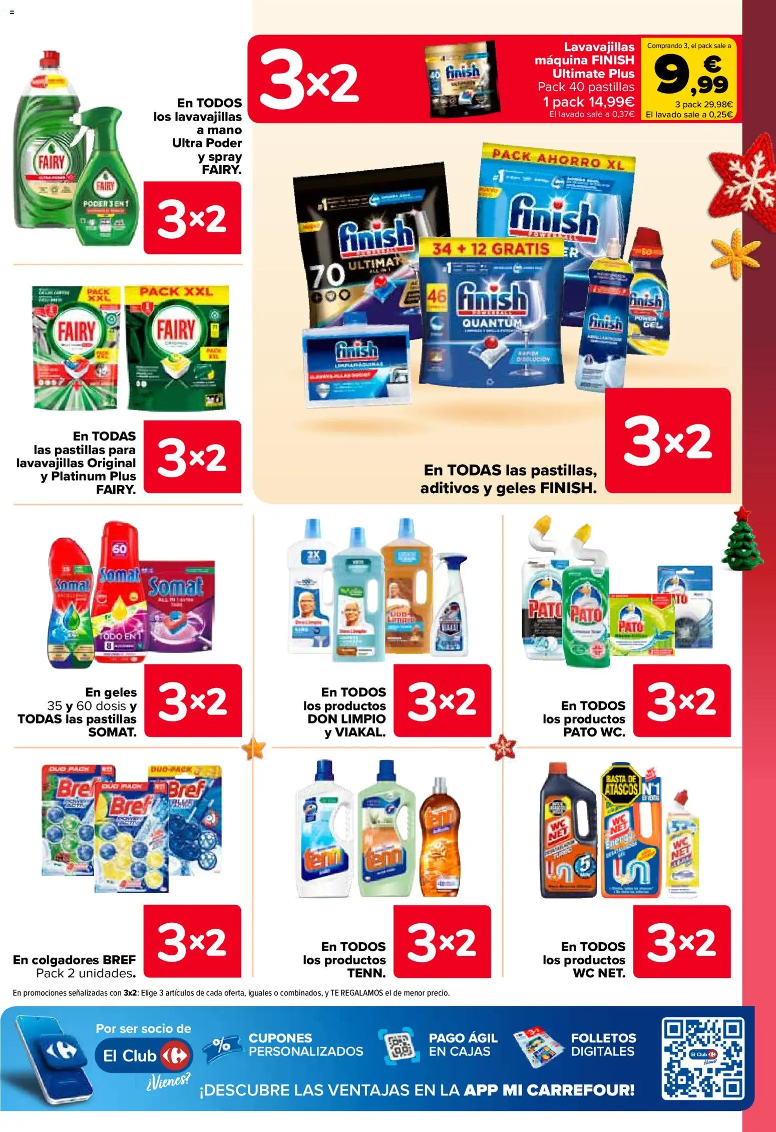 Carrefour folleto │ válido desde el 29.12.2025 | Página: 61 | Productos: Pastillas para lavavajillas, Té, Lavavajillas