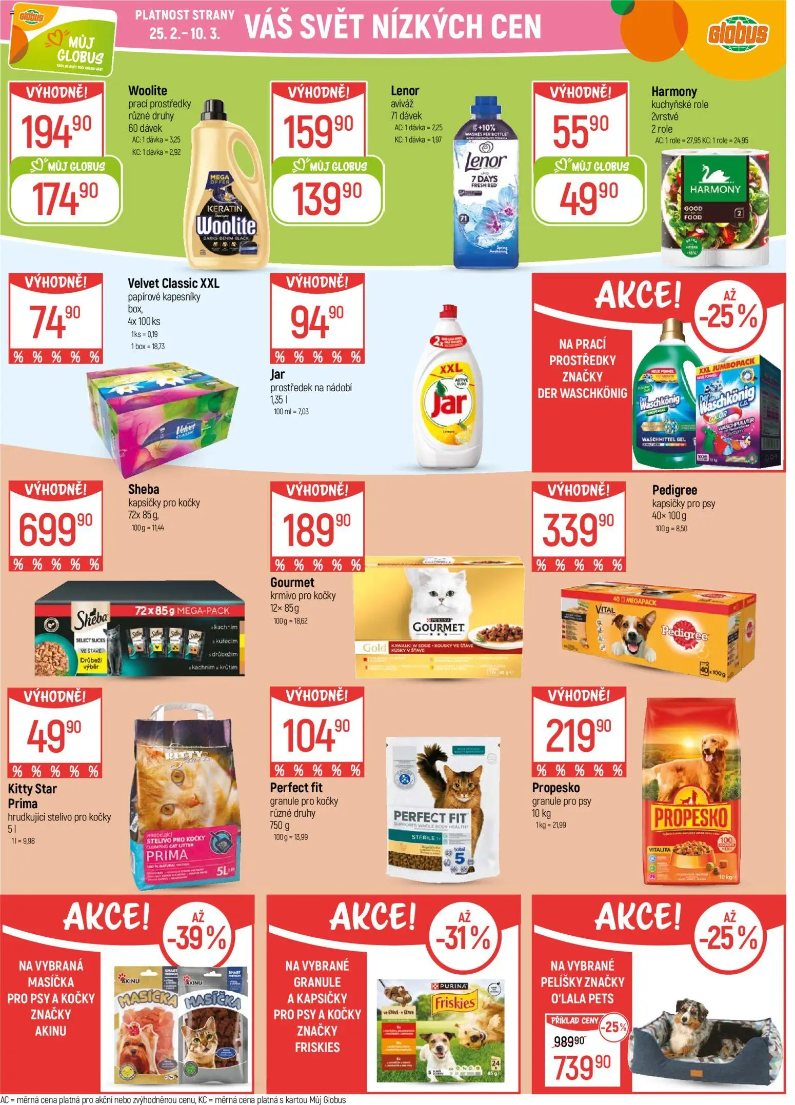 Globus leták - Chomutov od 25.02.2026 | Strana: 28 | Produkty: Gourmet, Purina, Kapsičky pro kočky, Granule pro kočky