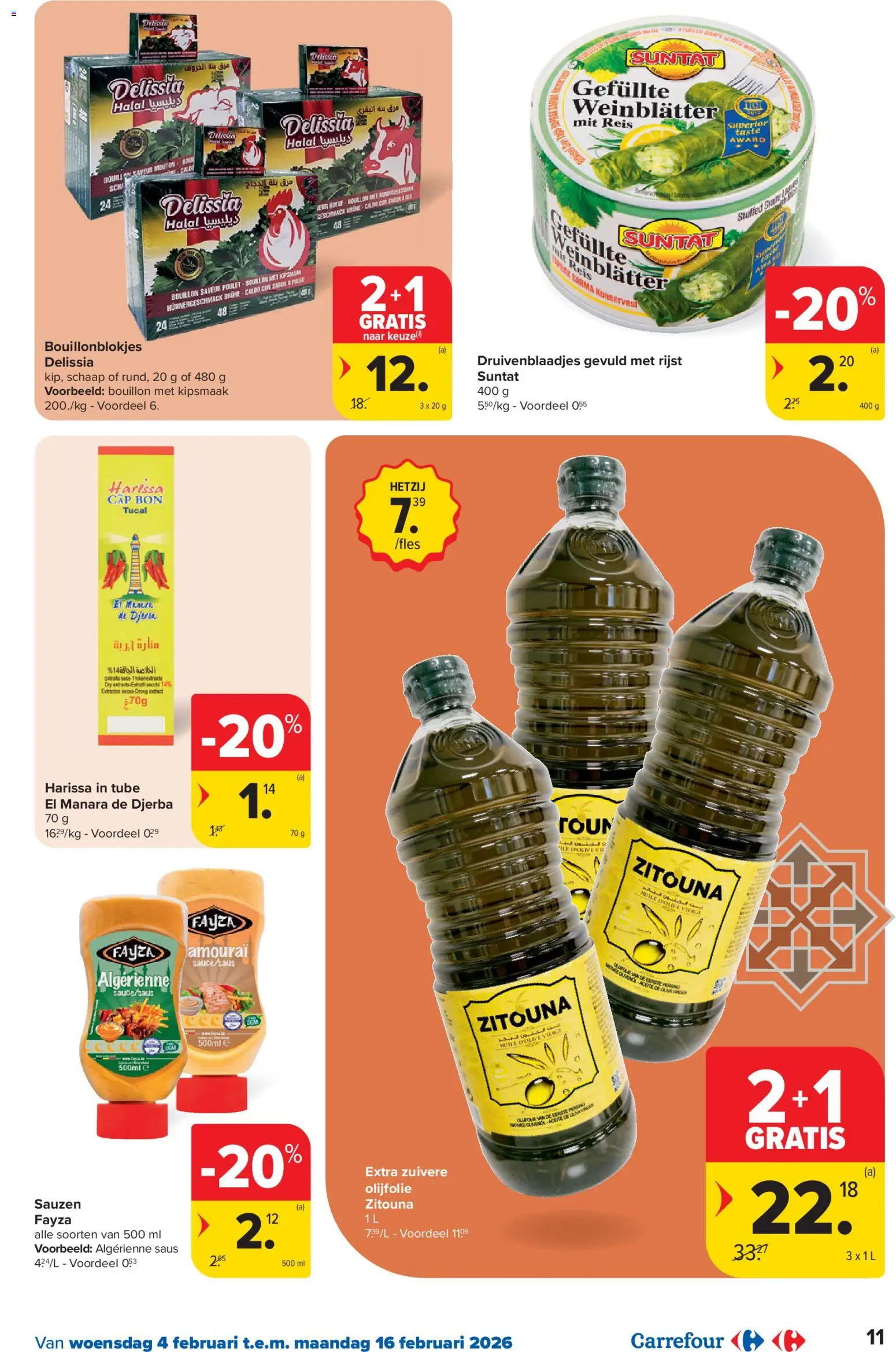 {H1} | Pagina: 11 | Producten: Olijfolie, Rijst, Saus