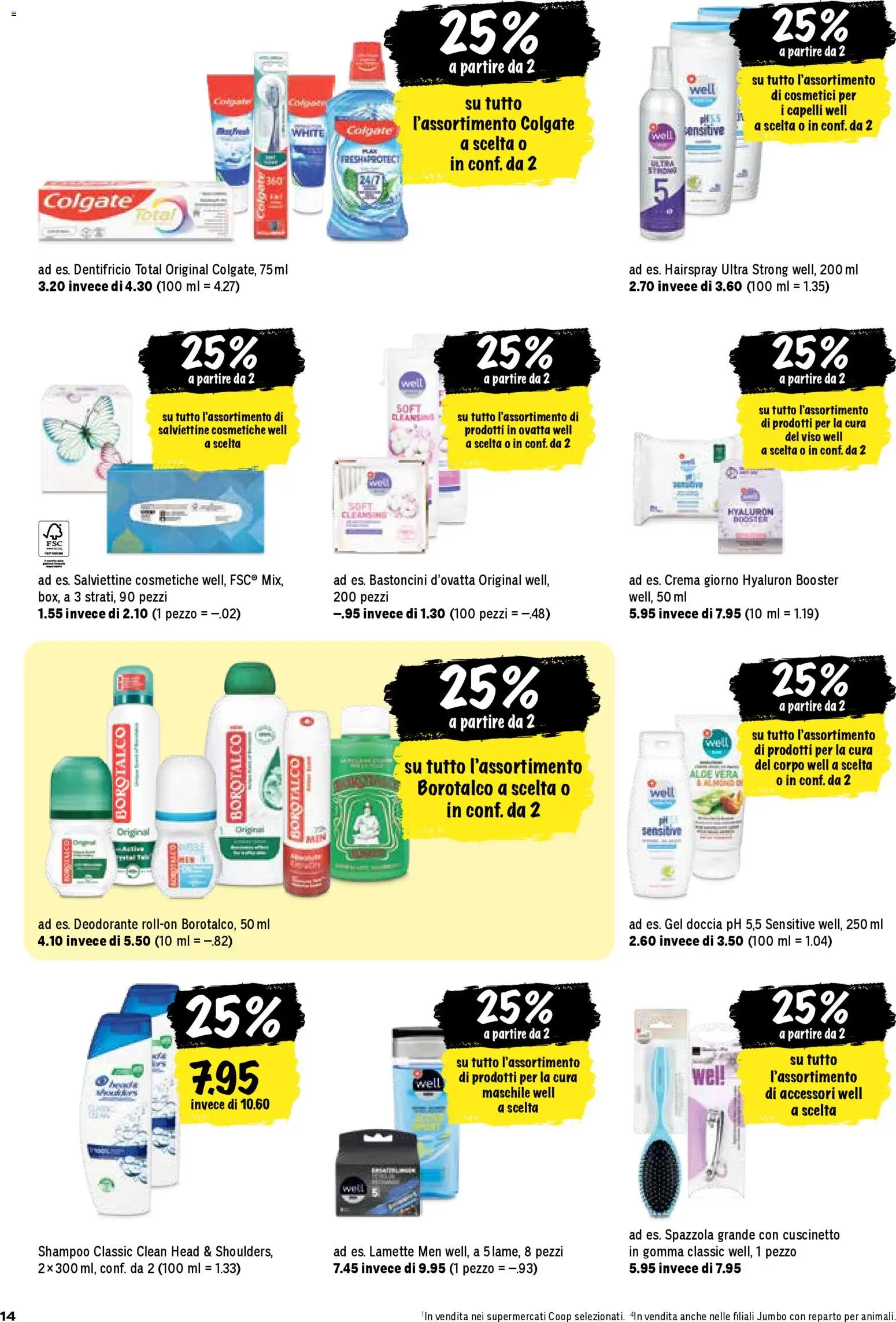 Coop - Una settimana di azioni – gültig ab 27.11.2025 | Seite: 14 | Produkte: Shampoo, Deodorant, Shower Gel