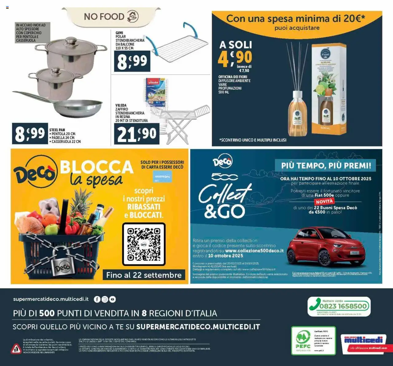 Volantino Decò del 21.08.2025 | Pagina: 20 | Prodotti: Tè, Agrumi, Padella, Casseruola