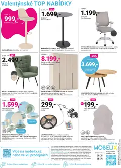 Náhled letáku Möbelix leták od 09.02.2026 | Strana: 16 | Produkty: Nábytek, Šatní skříň, Židle, LED
