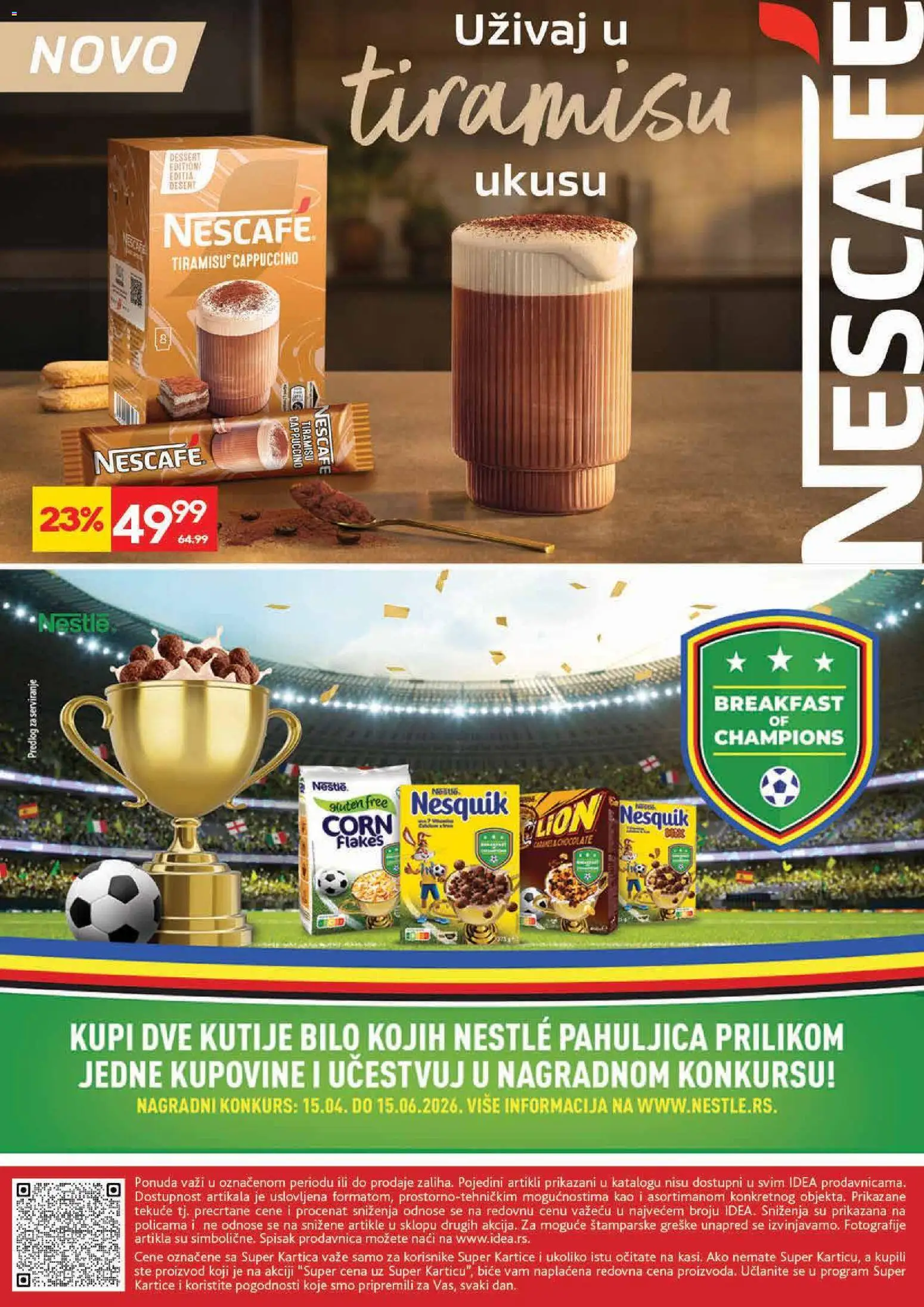Idea katalog - važi od 30.04.2026 | Strana: 32 | Proizvode: Nescafé, Nesquik